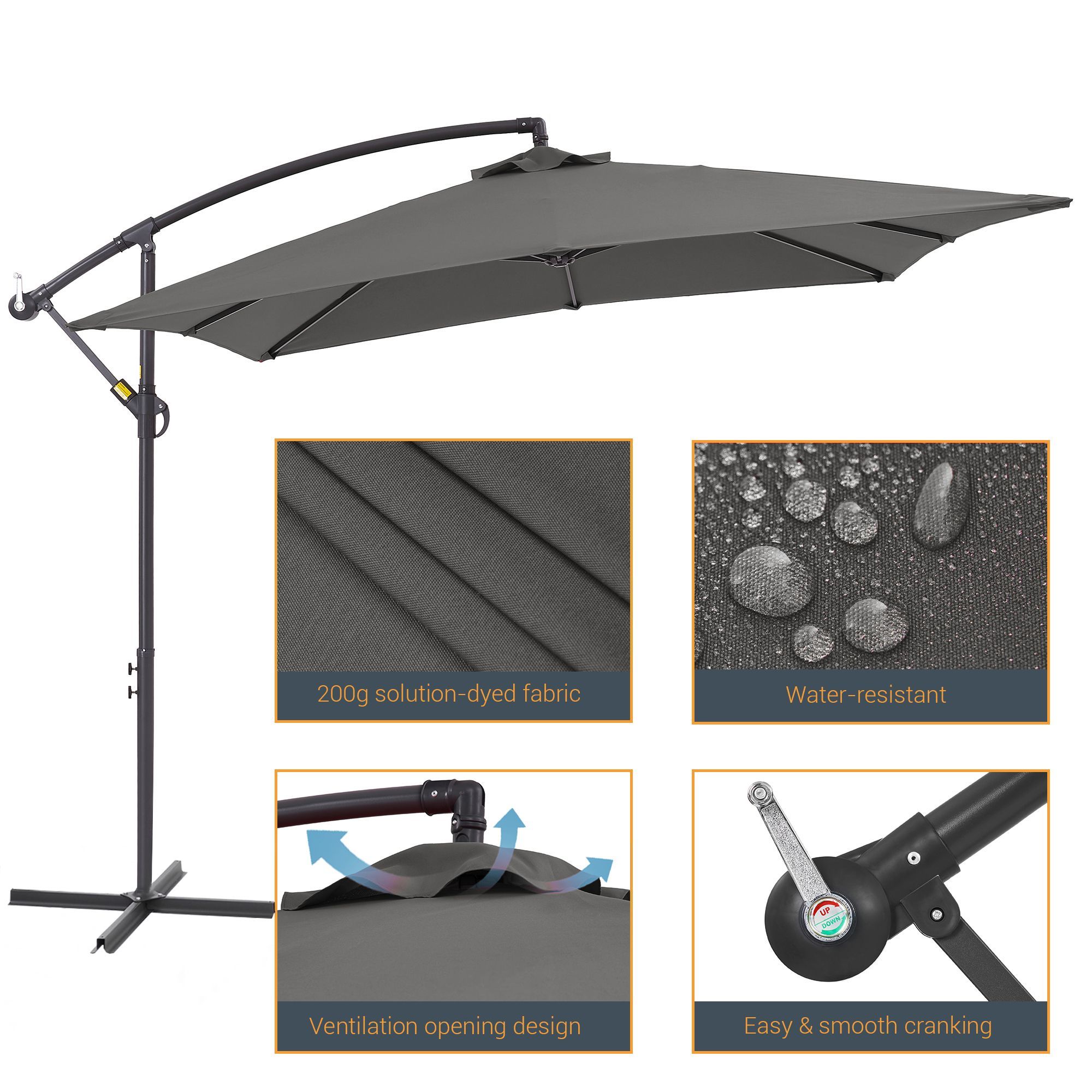 Sonkuki SD-S186GY Umbrellas-2 - View #3