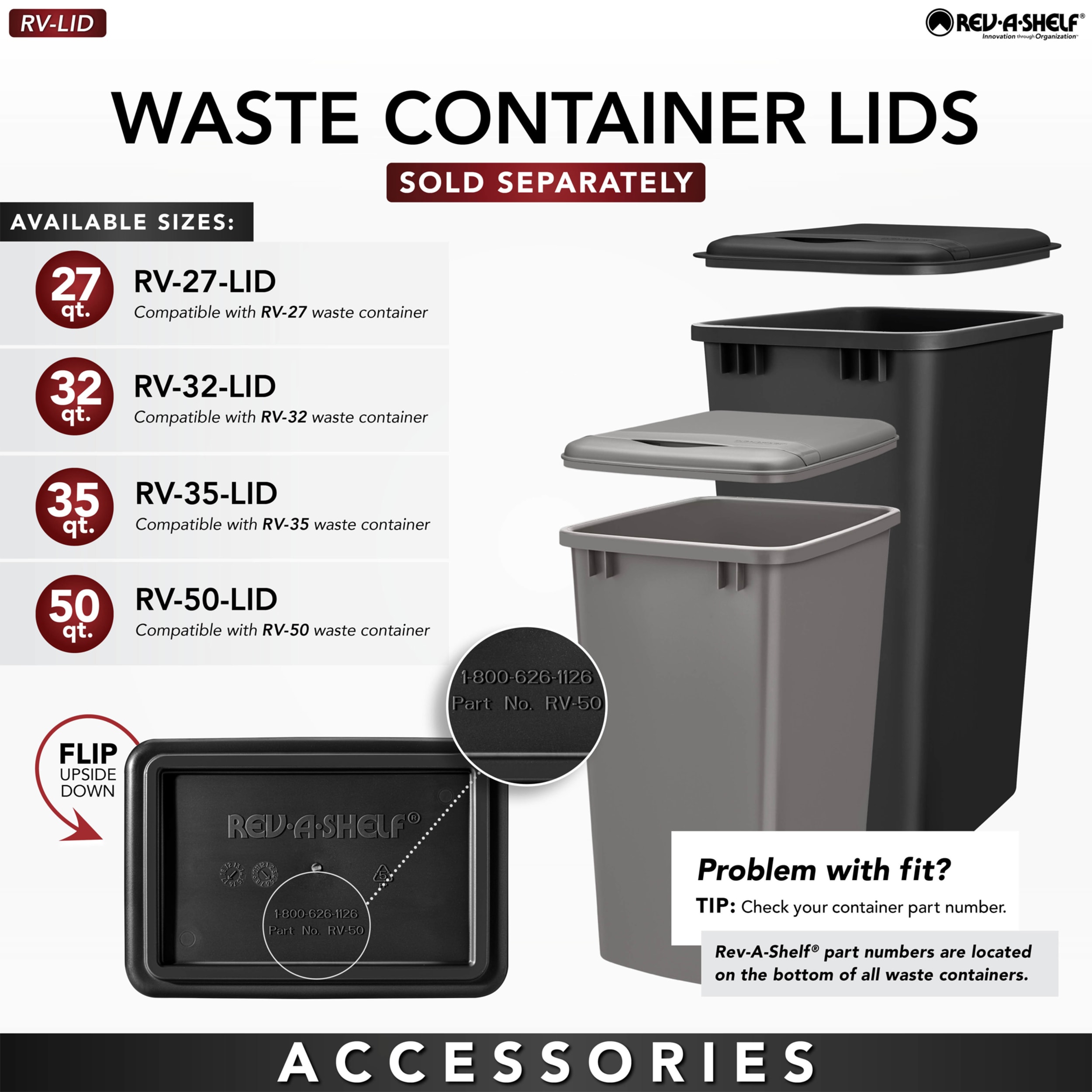 Rev-A-Shelf 239017 Pullout-Trash-Cans - View #3