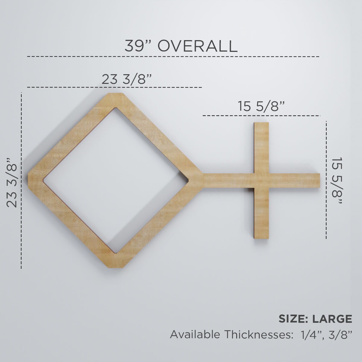Ekena Millwork WALW24X24X0250CAMHI Wall-Panels - View #2
