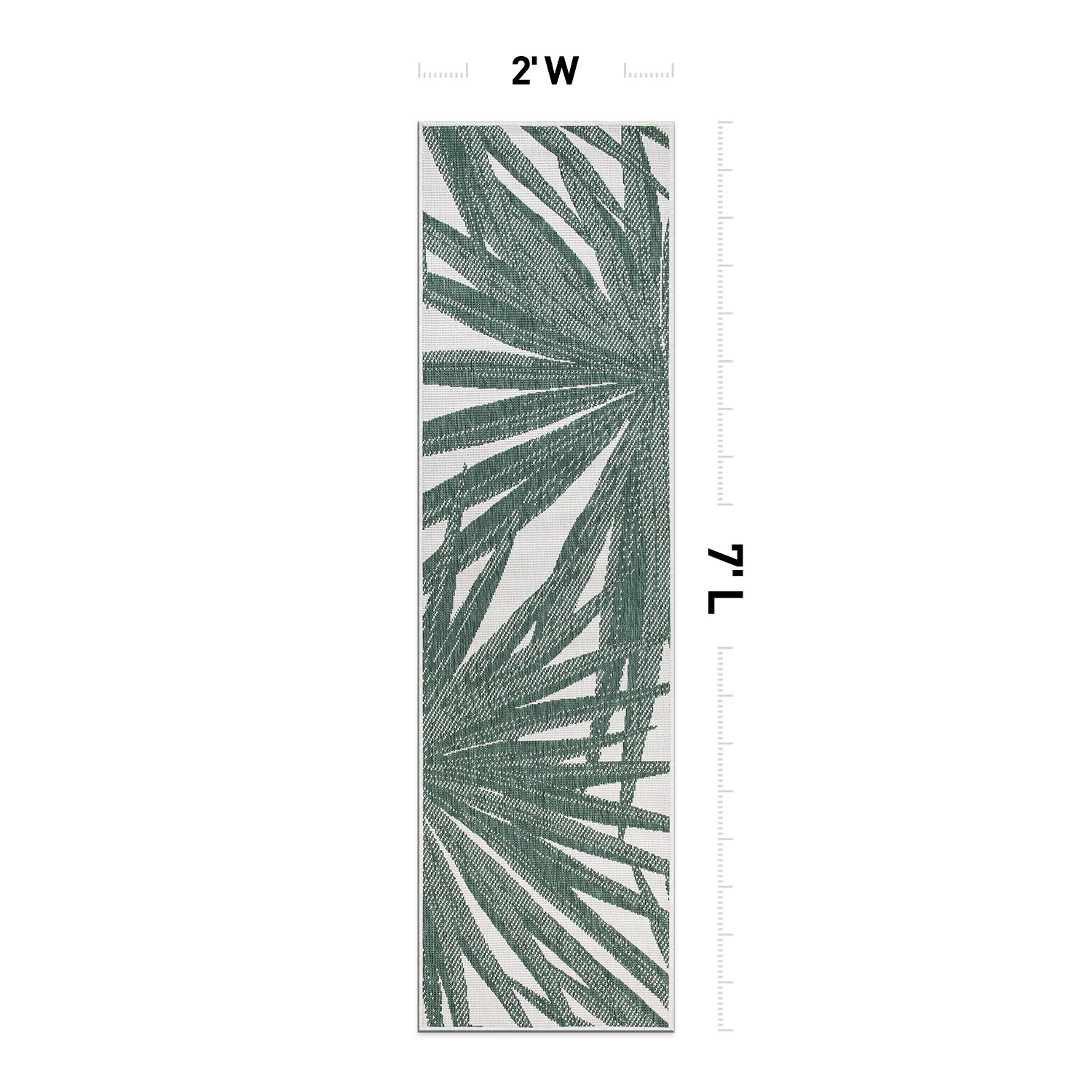 World Rug Gallery 4030GREEN2X7 rugs - View #2