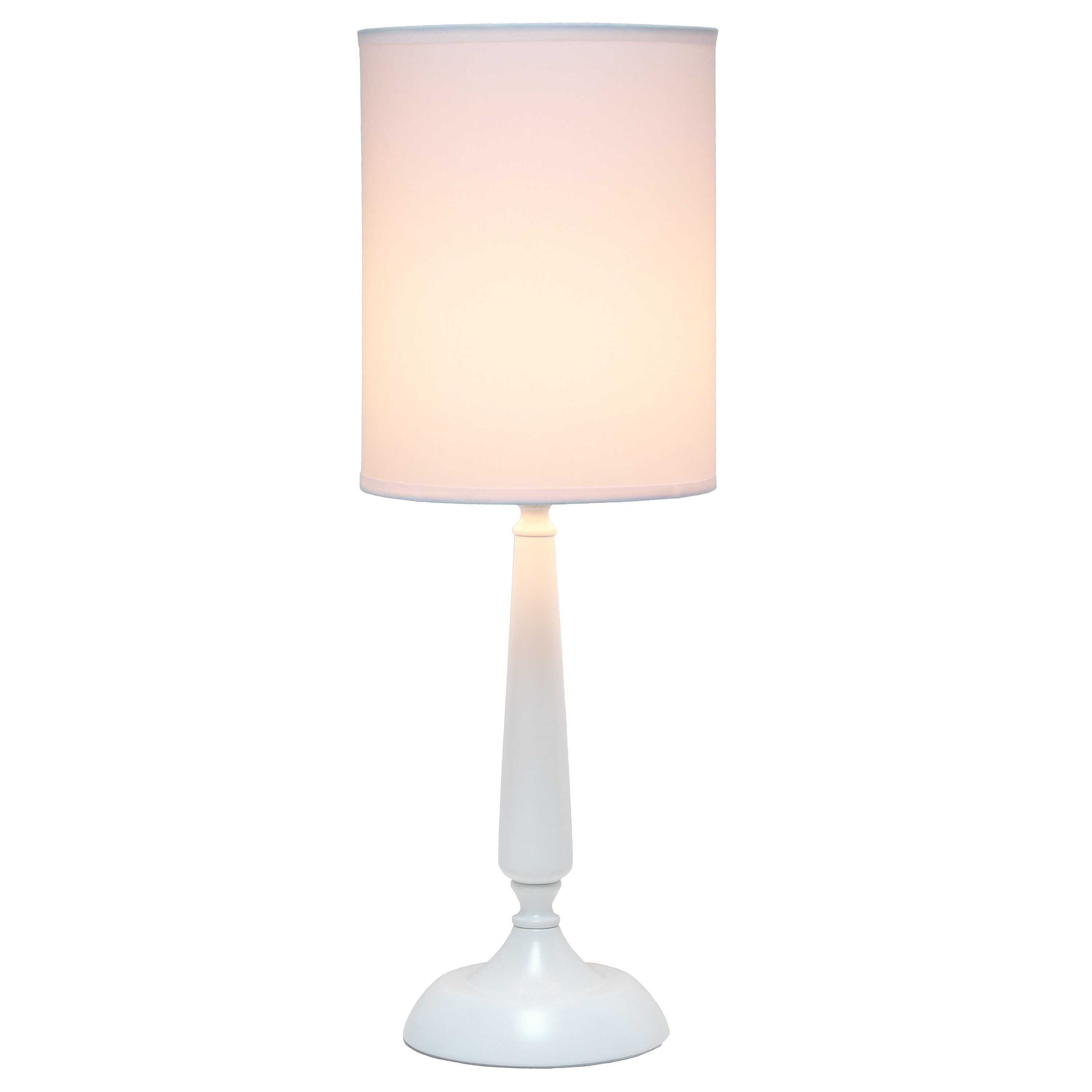 Simple Designs LT2075-WHT Table-Lamps - View #2