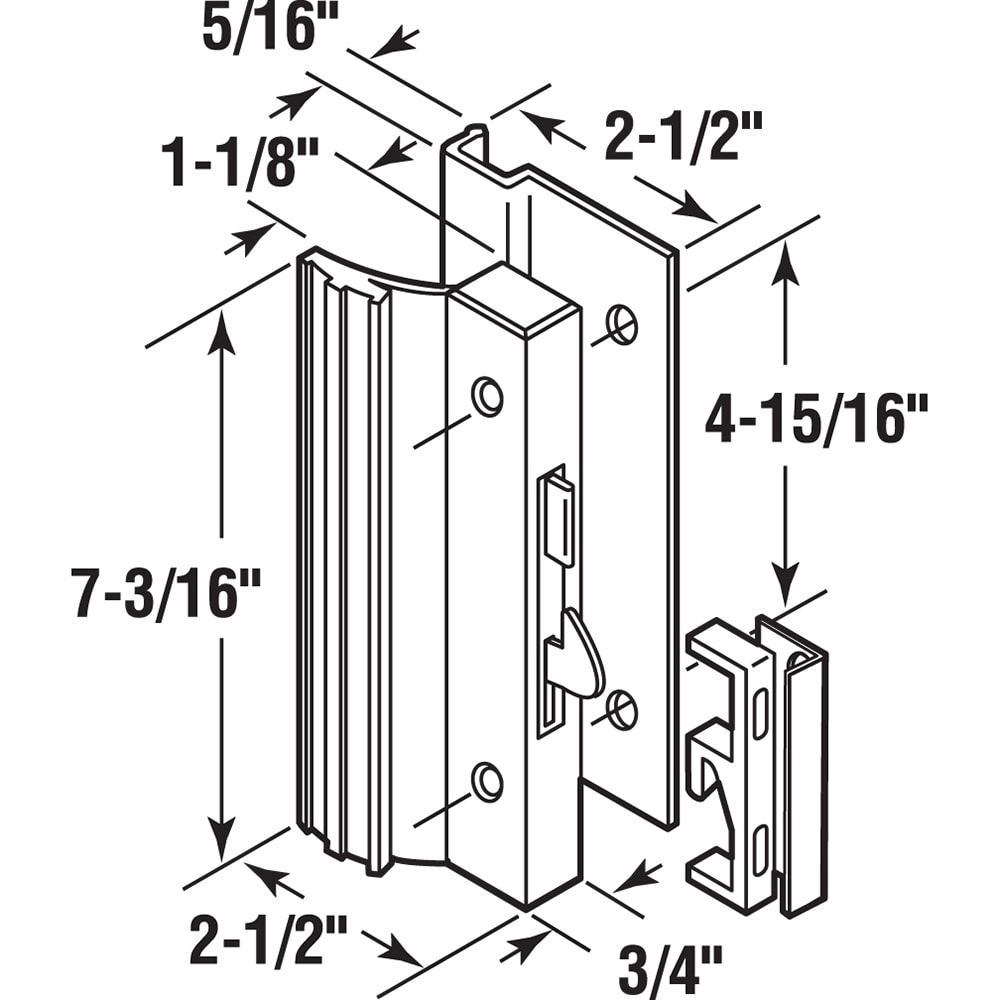 Prime-Line C 1000 Sliding-Patio-Door-Handles - View #2