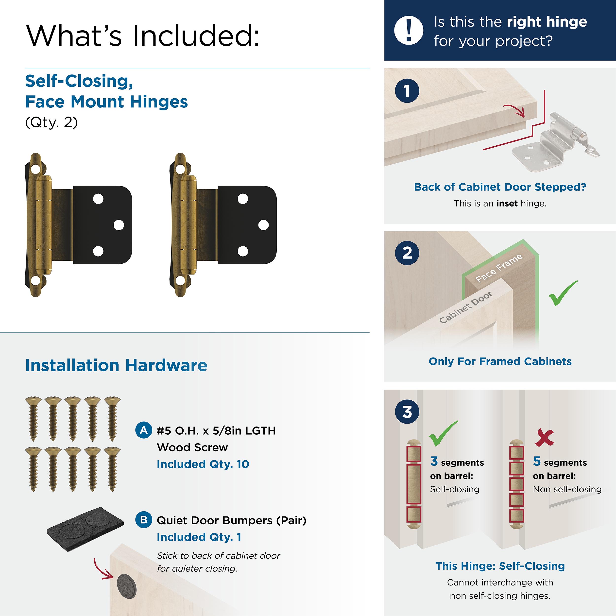 Amerock BPR7928AE Cabinet-Hinges - View #6