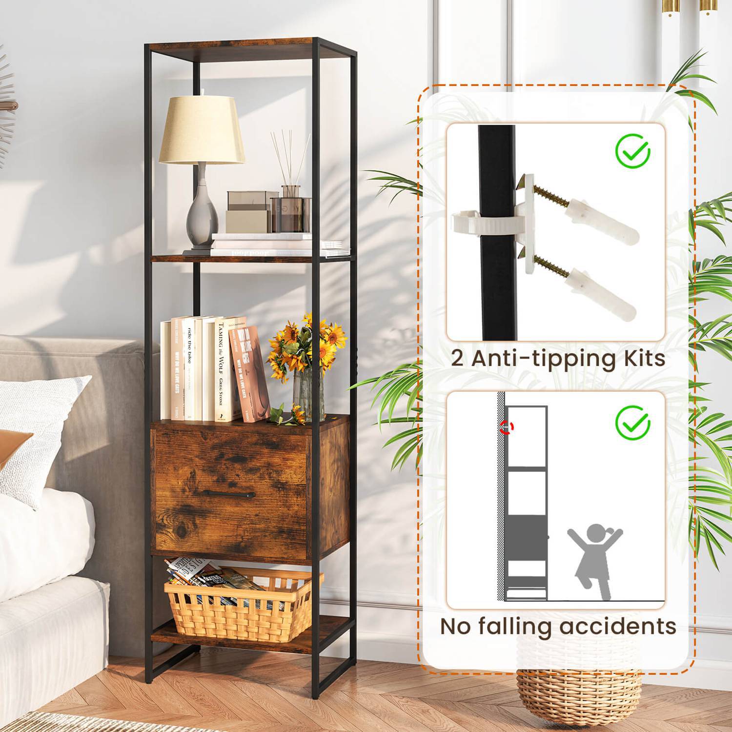 Costway CSHY003887 bookcases - View #7