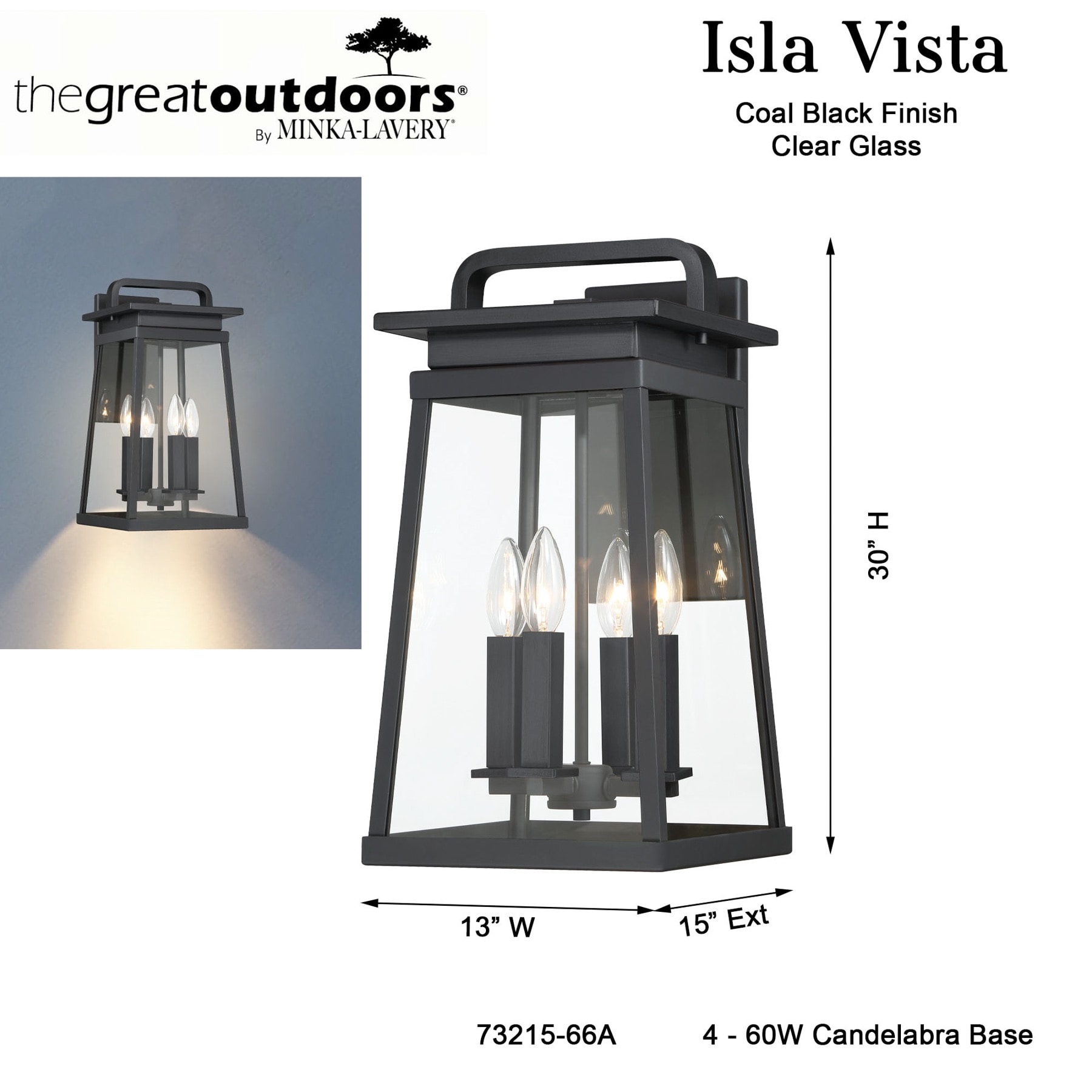 The Great Outdoors 73215-66A Outdoor-Wall-Lighting - View #8