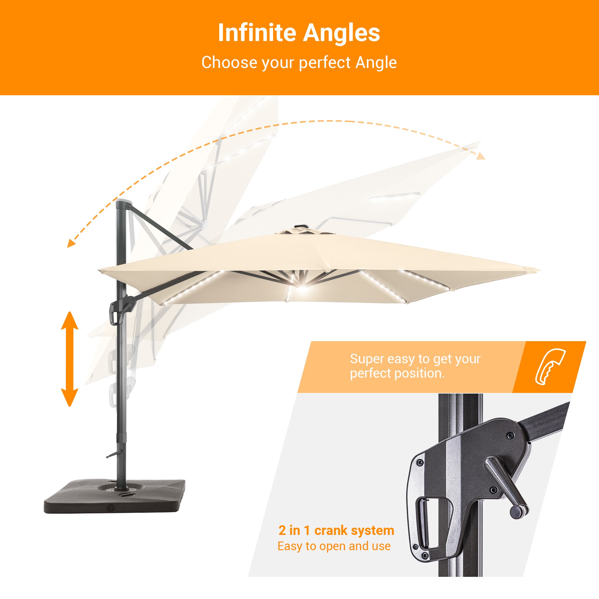 ACEGOSES LW-WB-LED1010SD Umbrellas-2 - View #4