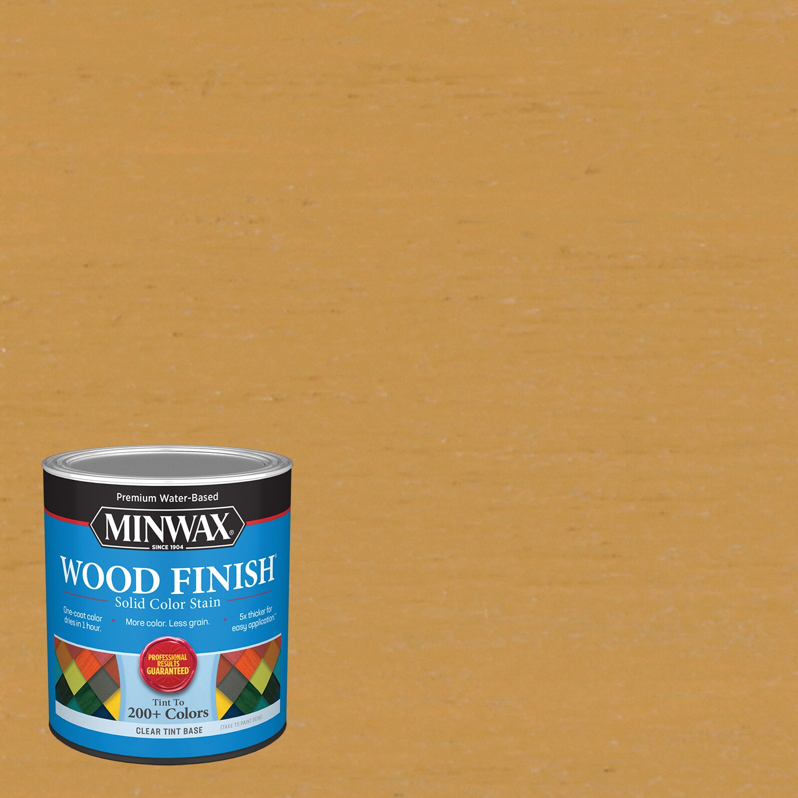 Minwax MW1011-1658613 Wood Finish Water-based Harvest Gold MW1011 Solid Interior Stain ( 1-quart )