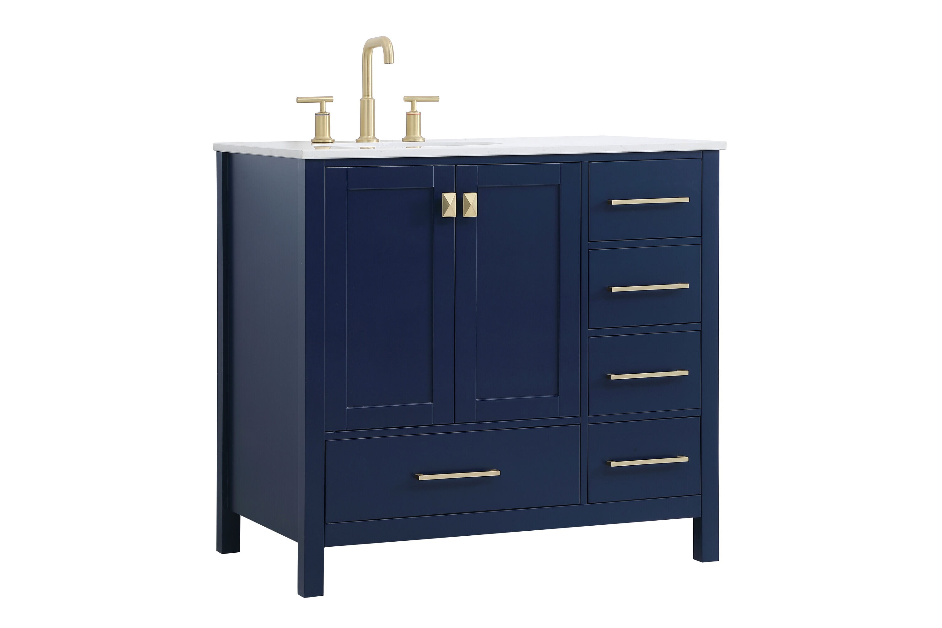 Elegant Decor FI56436BL Bath-Vanity-Combo - View #3