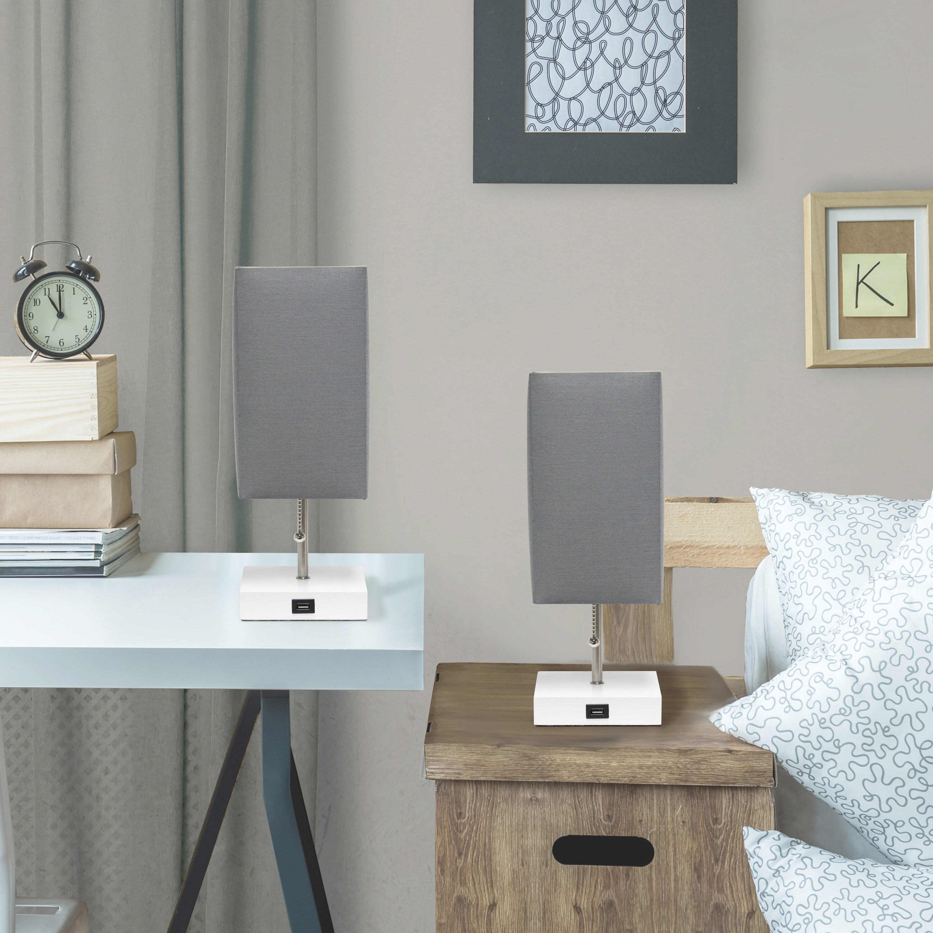 Simple Designs LC7001-GOW Table-Lamps - View #6