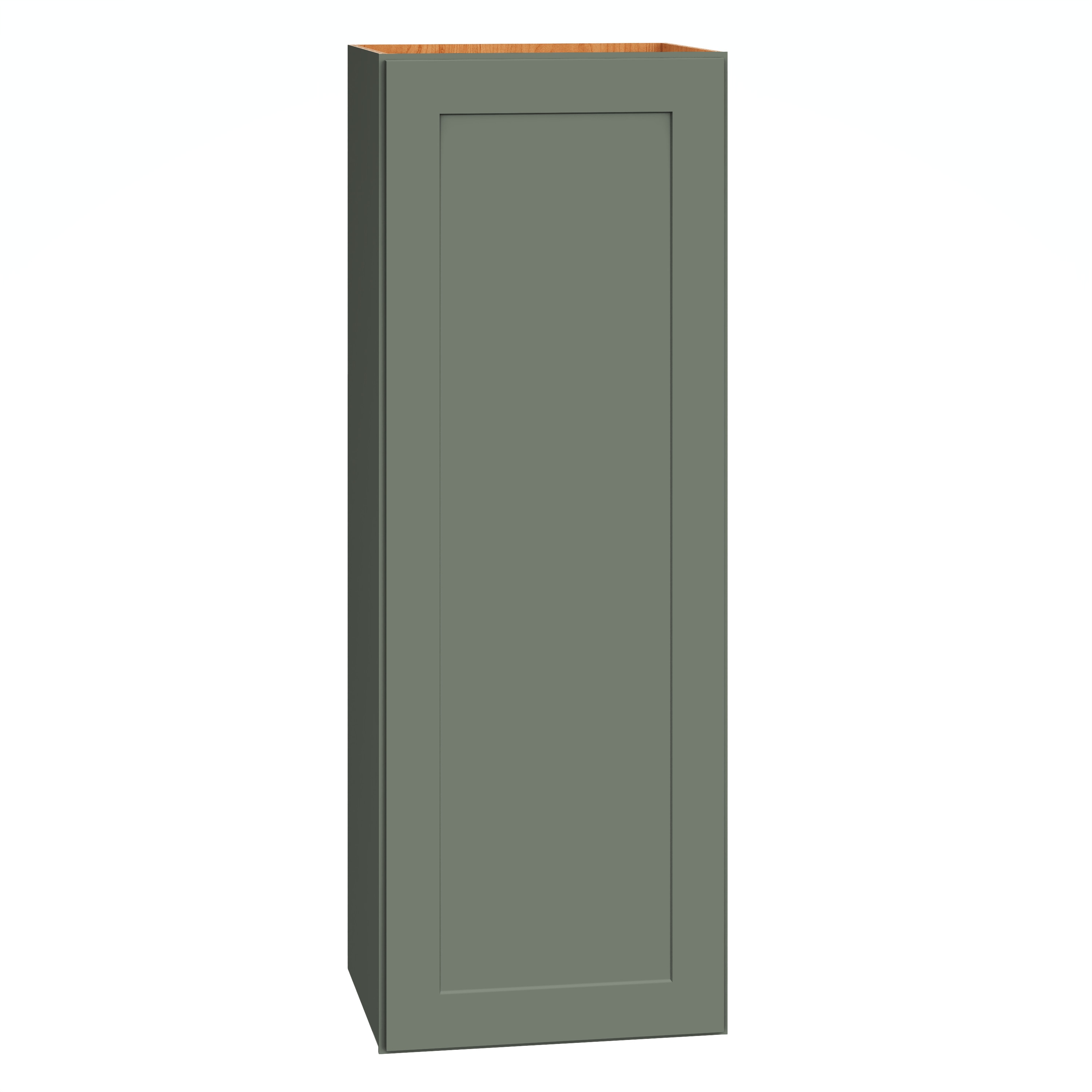 Diamond Express 61H-W1542R Jamestown 15-in W x 42-in H x 12-in D Retreat Green Wall Fully assembled Plywood Cabinet (Recessed Panel Shaker)