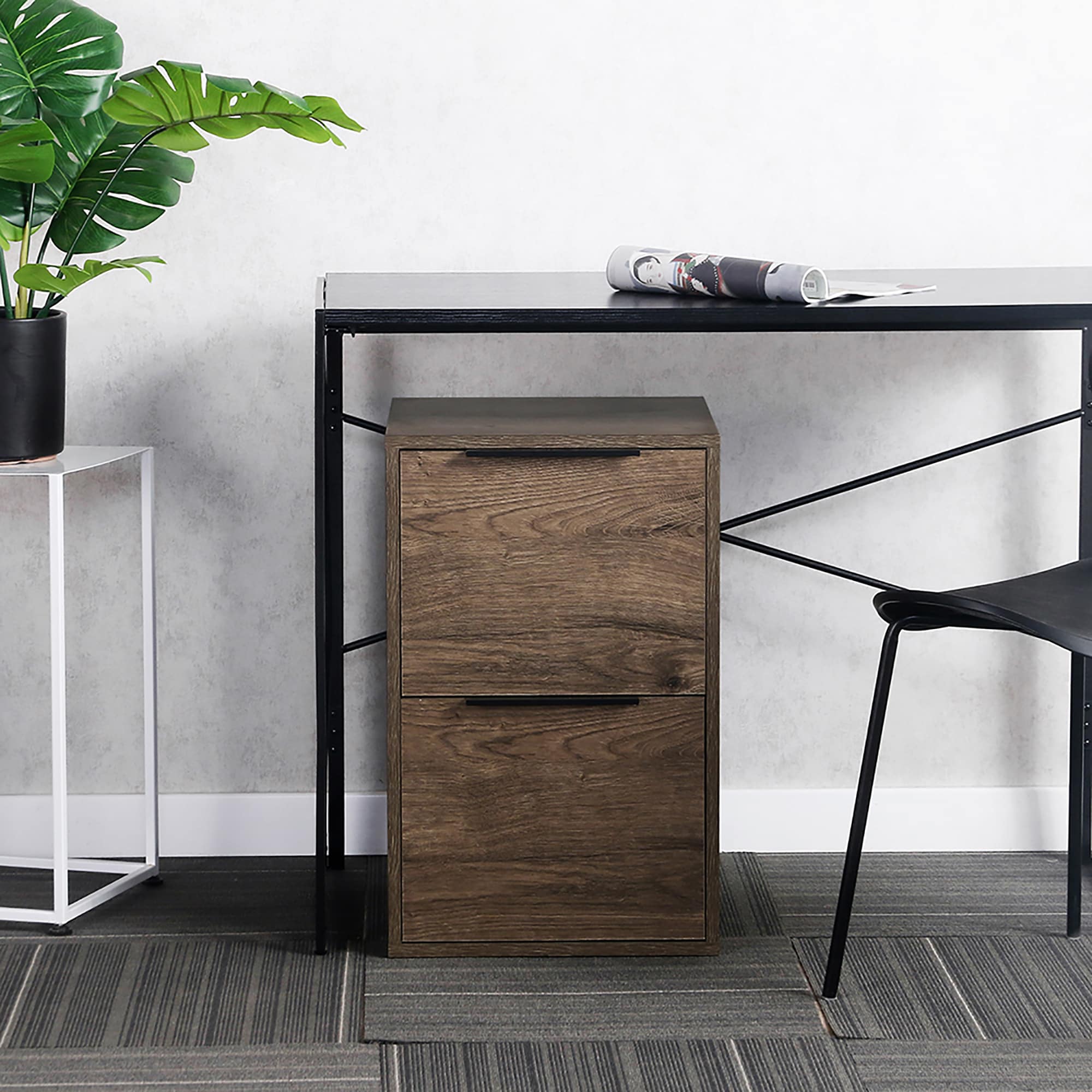CASAINC WF-W51921516 File cabinet Grey 2-Drawer File Cabinet