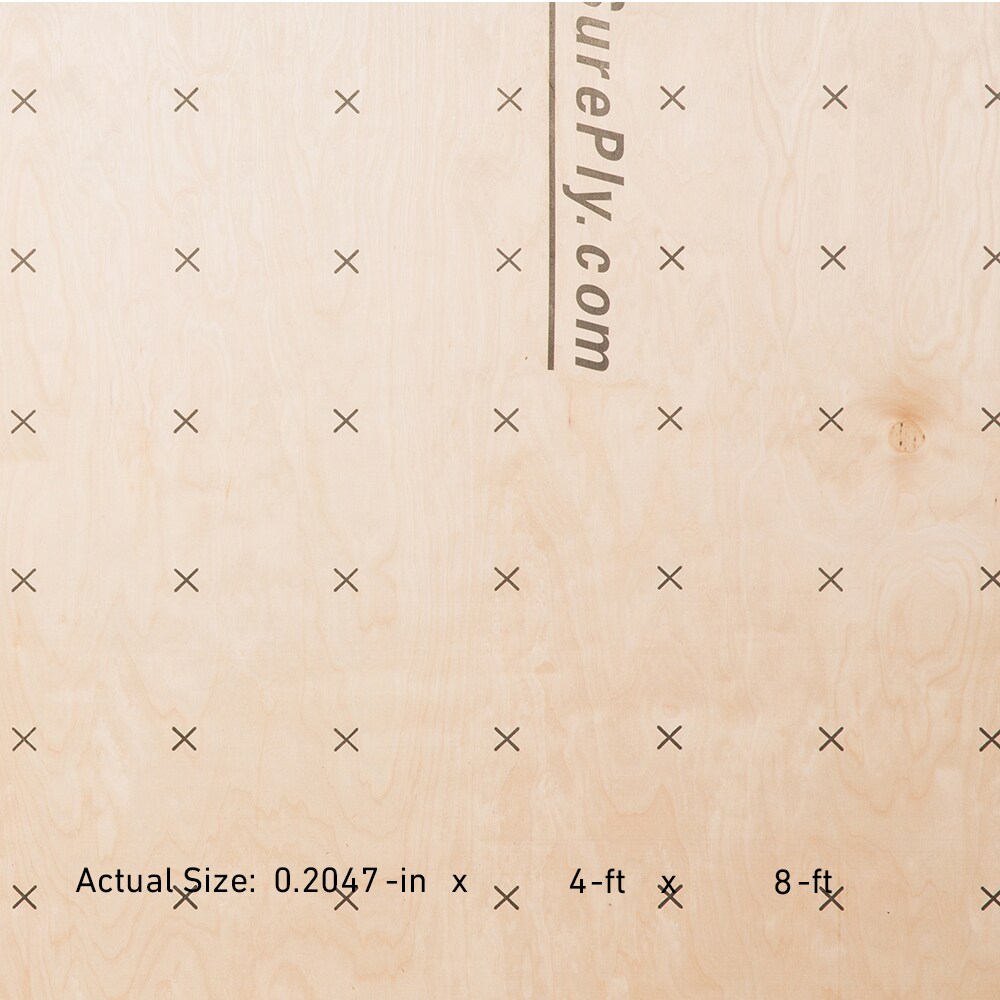 1/4-in x 4-ft x 8-ft Poplar Sanded Plywood Underlayment