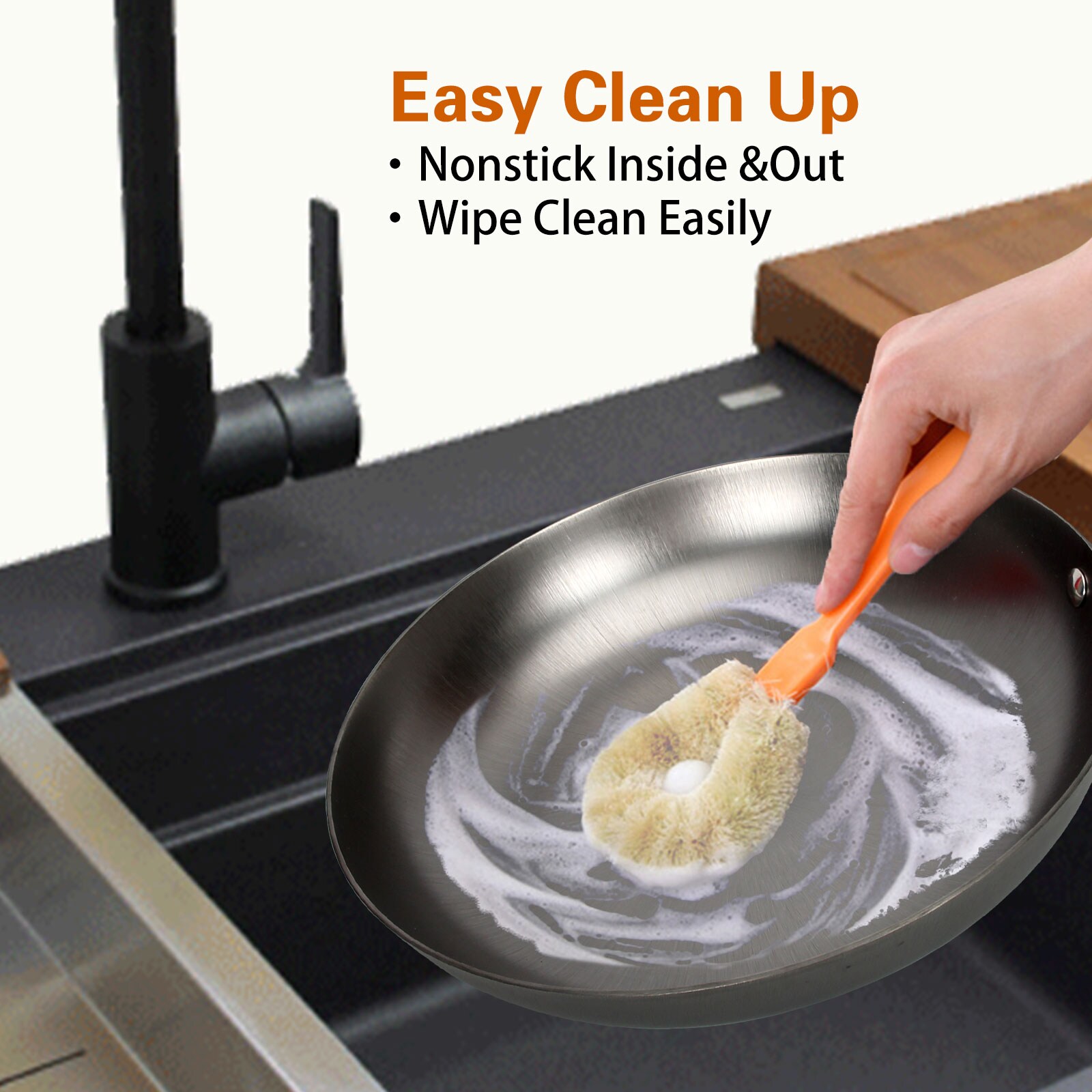 LTMATE LSNR-0810-BLK Cooking-Pans-Skillets - View #5