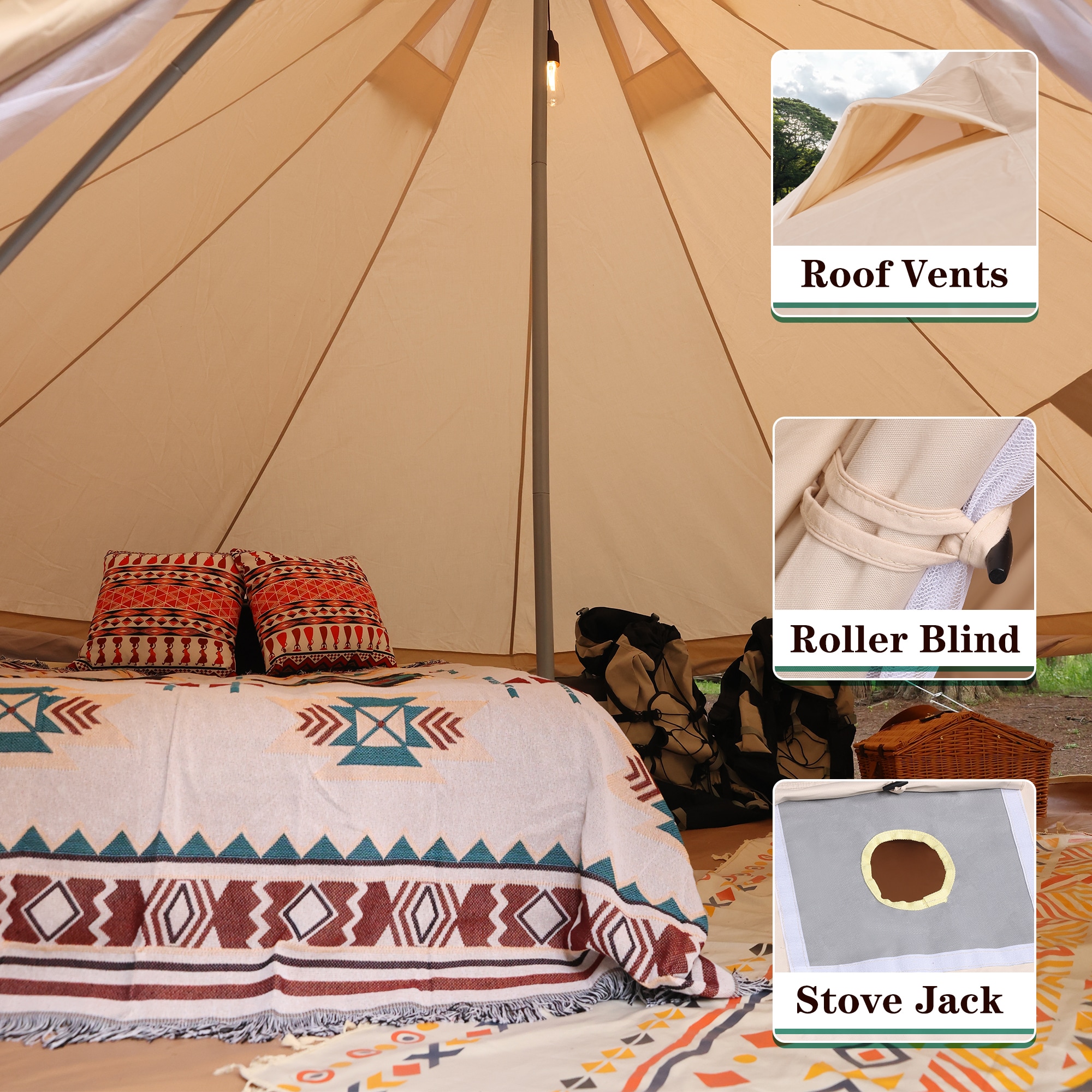 GARSING LD-CBT4M-W tents - View #4