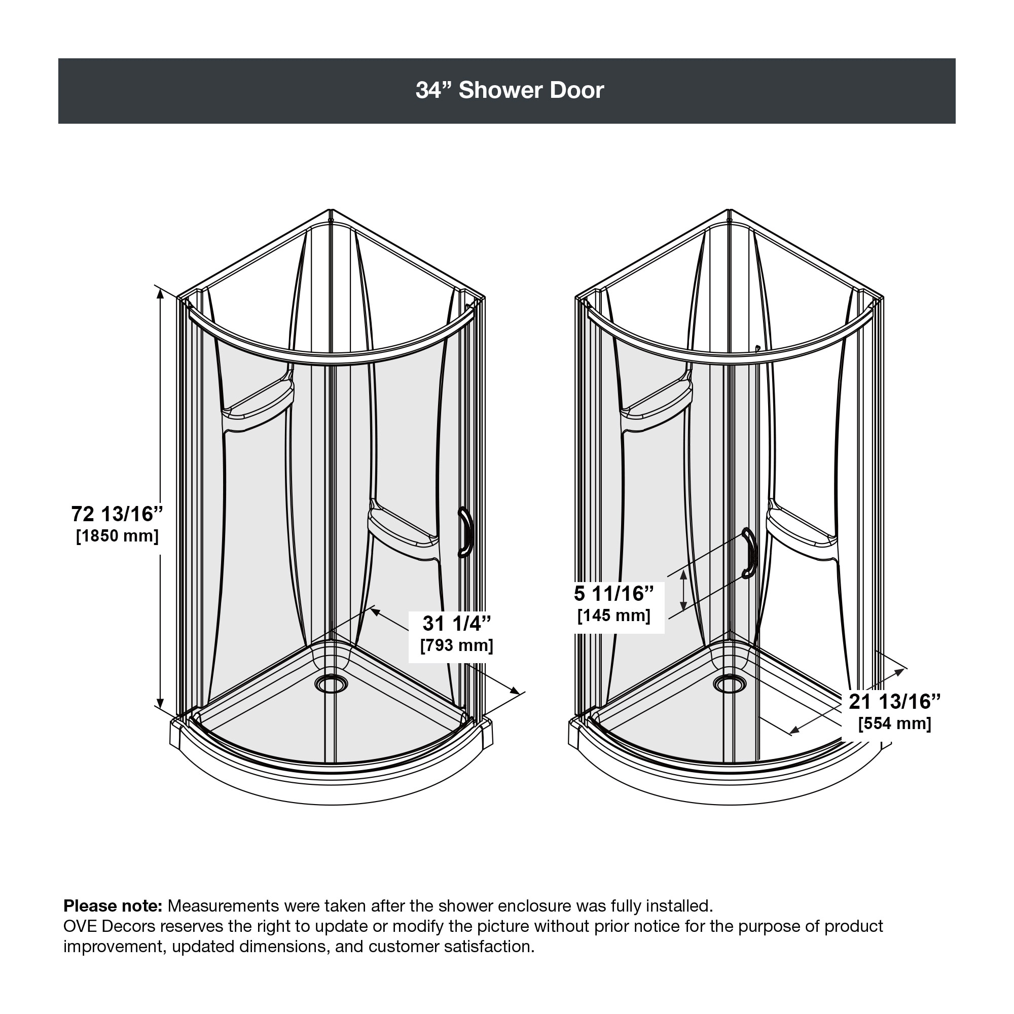 OVE Decors 15SKA-B1434P-001AC Alcove-Shower-Kit - View #14
