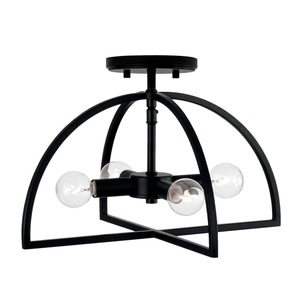Capital Lighting  248841 Lawson 4 Light 15 Inch Wide SemiFlush Ceiling Fixture