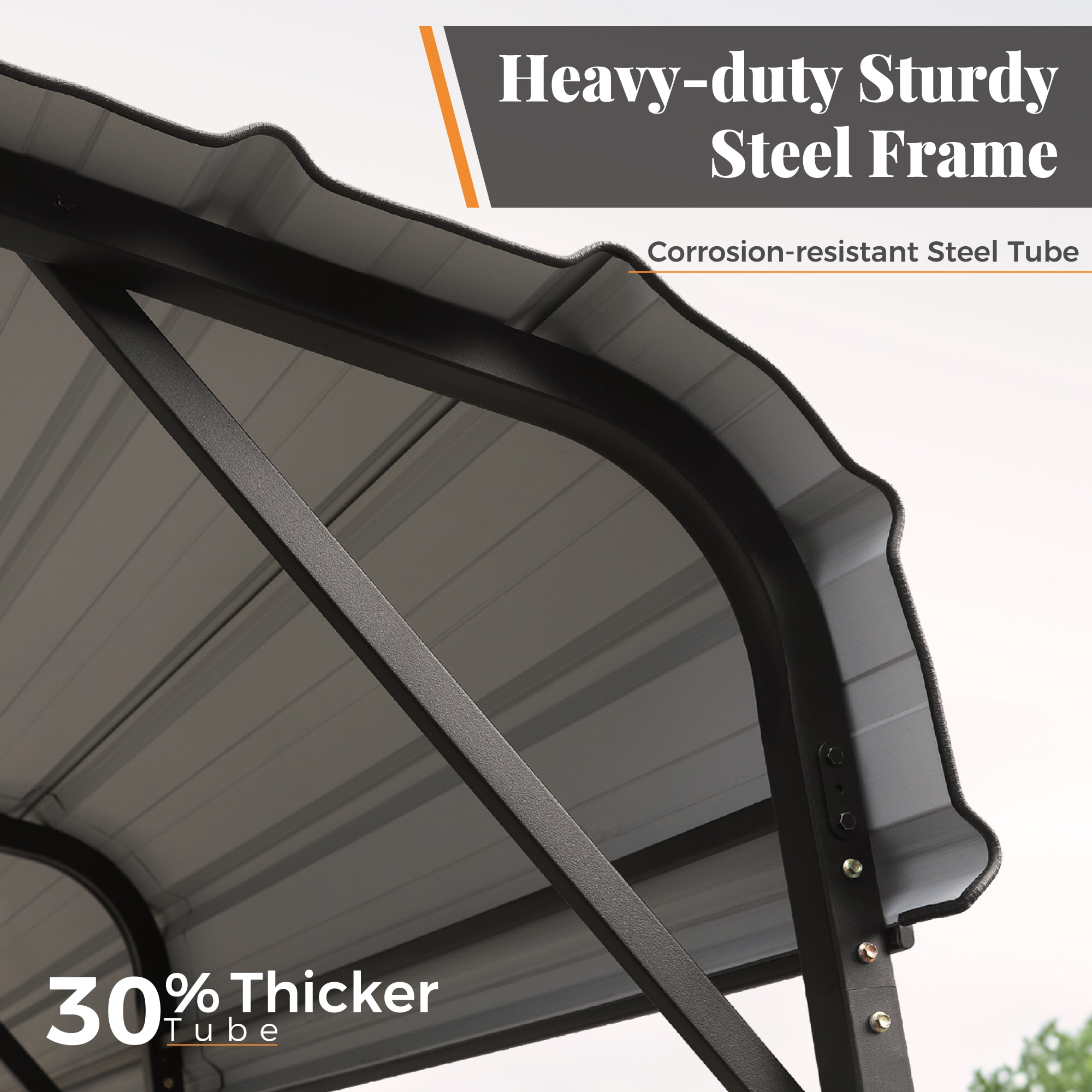 Sunshine Valley GA229-2030 Carport-Covers - View #5