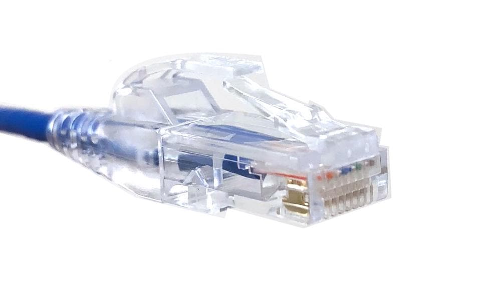 Micro Connectors 50-ft Slim Cat 6 Blue Ethernet Cable in the Ethernet ...