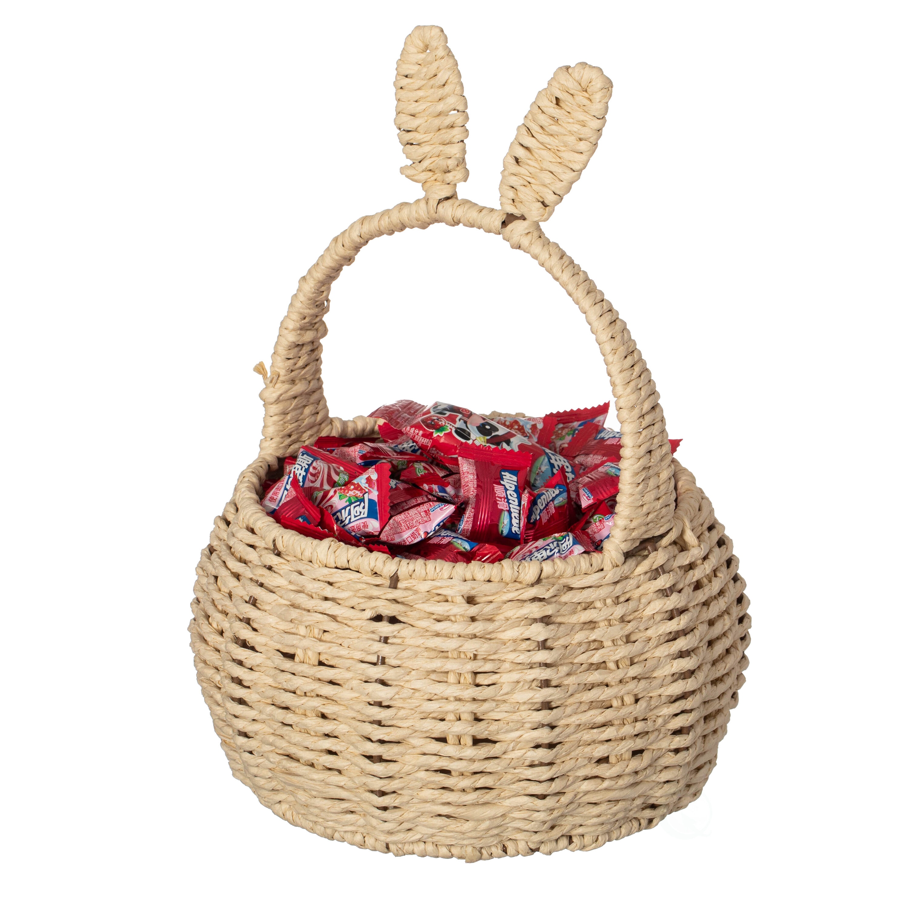 Wickerwise QI004723.N ( 7-in W x 11.5-in H x 7-in D ) Nude Wood Stackable Basket