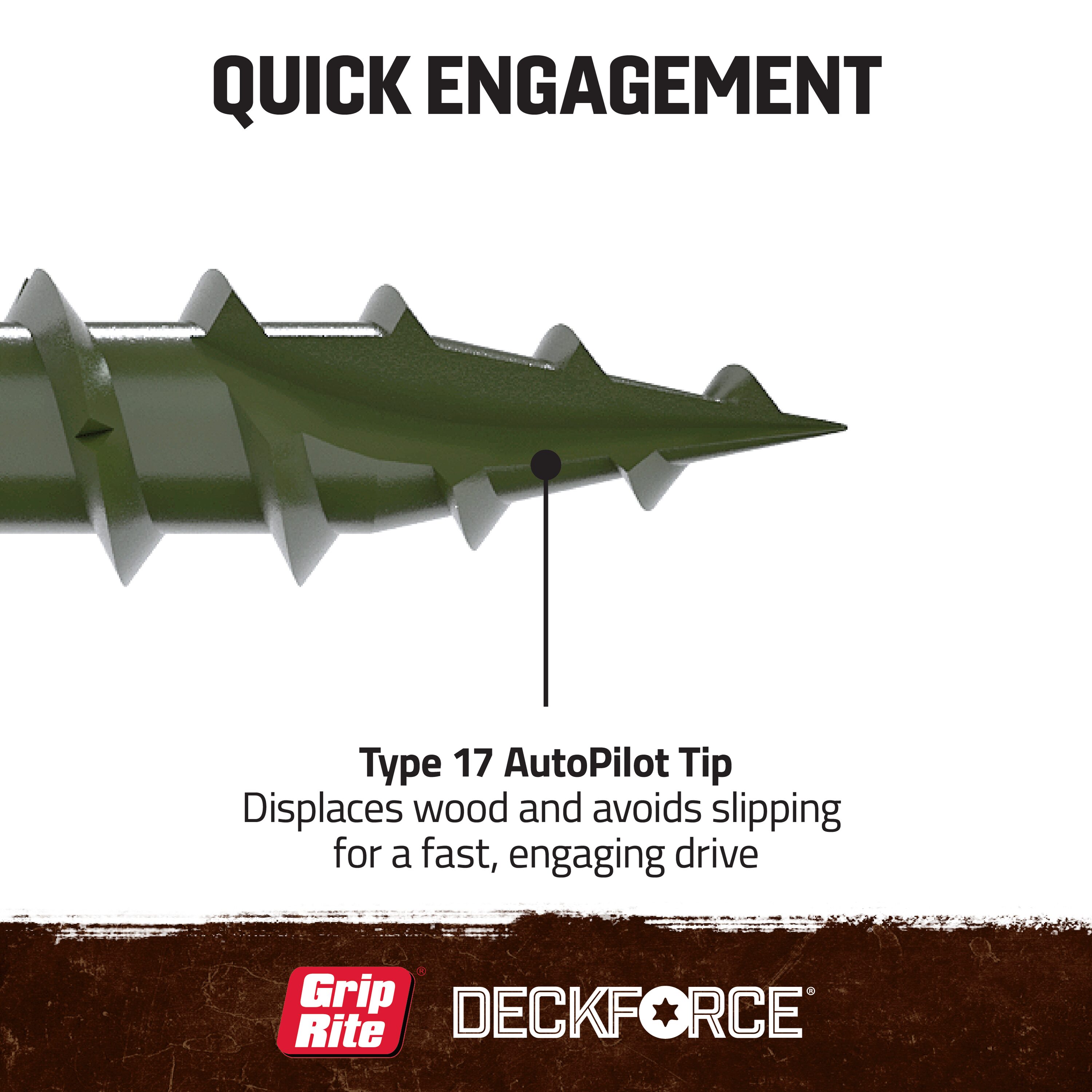 DeckForce by Grip Rite GRDF158STGR1 Deck-Screws - View #9