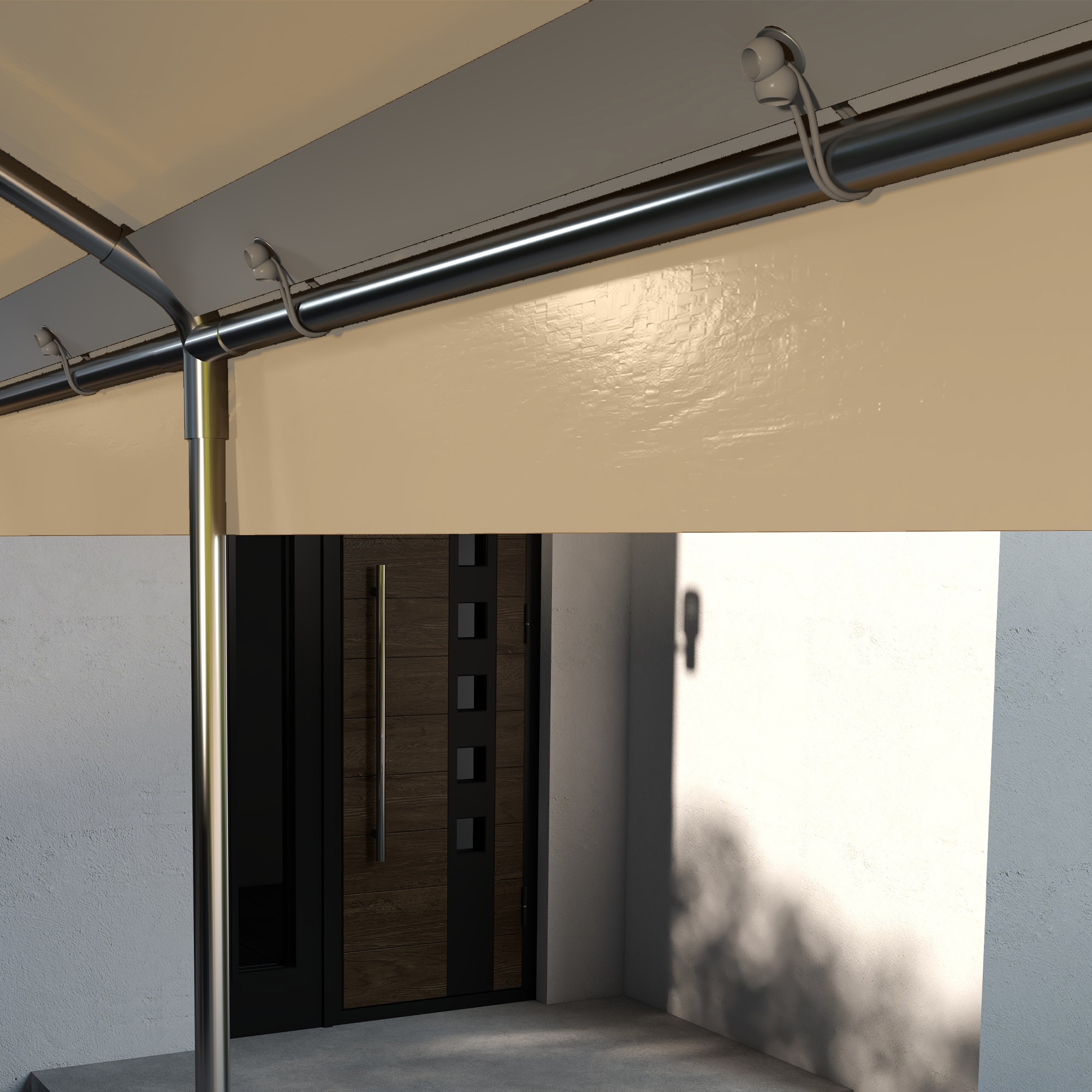 Outsunny 84C-447V00BG Carport-Covers - View #4