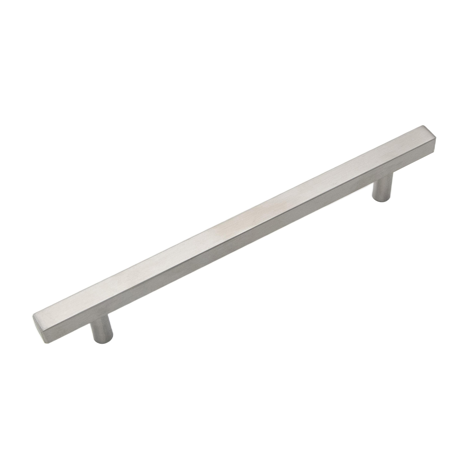 Hickory Hardware Heritage Designs Quad 7-9/16-in , 192mm Center to Center Satin Nickel Rectangular Bar Drawer Pull #R080317SNX