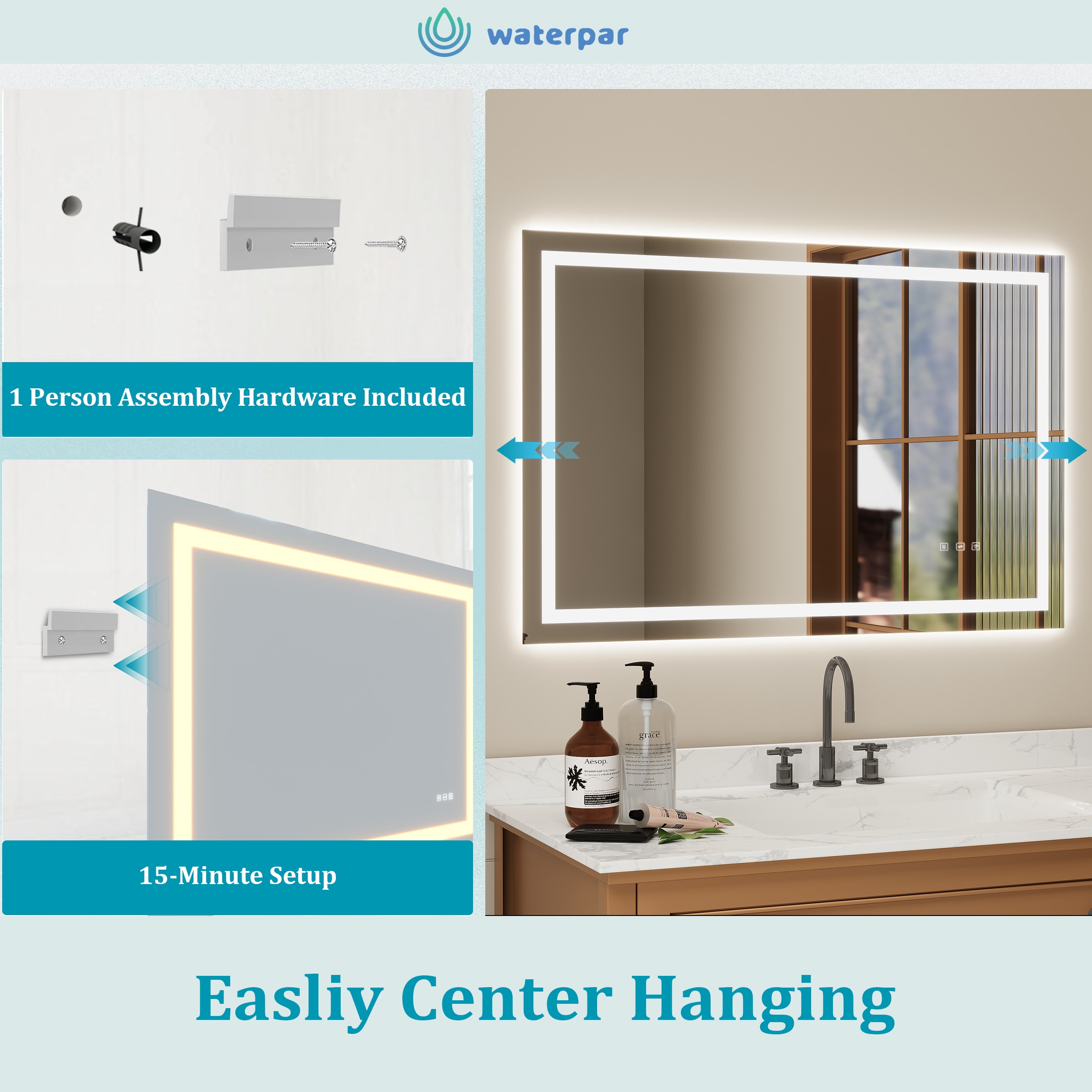 waterpar WPLO-2169 Framed-Bath-Mirrors - View #9