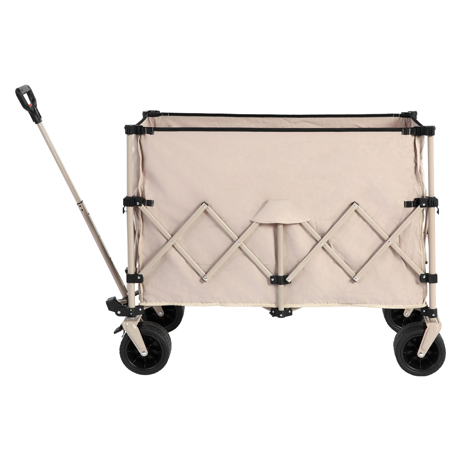 Maocao Hoom JLP256857 10.59-cu ft Steel Folding Yard Cart
