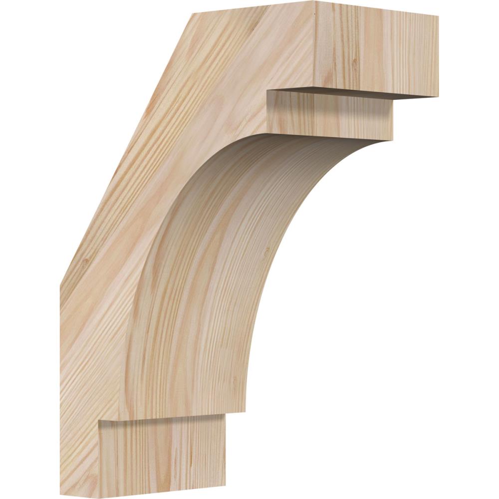 Ekena Millwork BRC06X10X14MRC00SDF 5-1/2-in x 10-in x 14-in Douglas Fir Unfinished Wood Merced Smooth Knee Brace