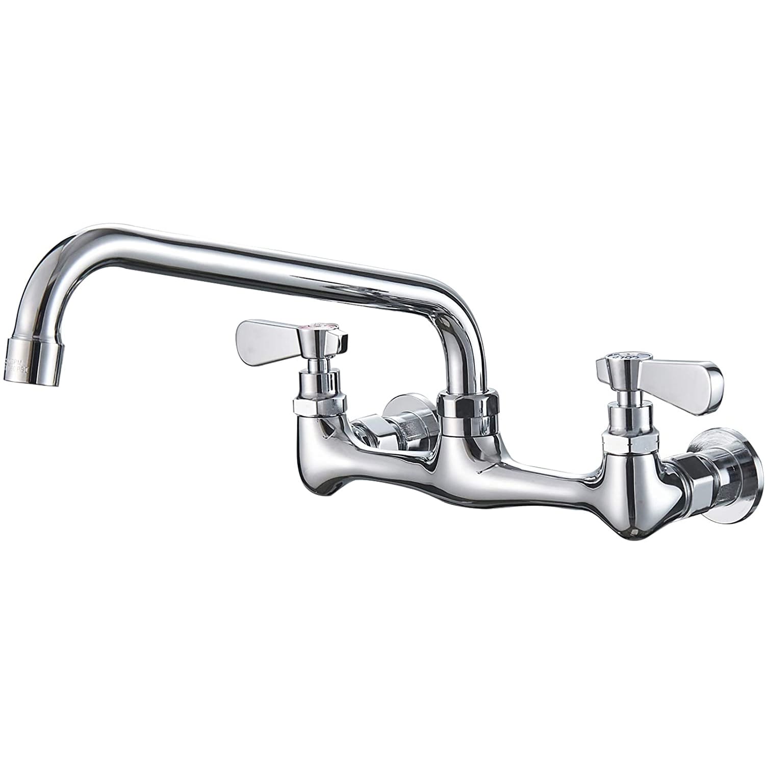 Bwe A 94254 Double Handle Wall Mount Kitchen Faucet Polished Chrome 2 Handle Wall Mount Filtered 2309