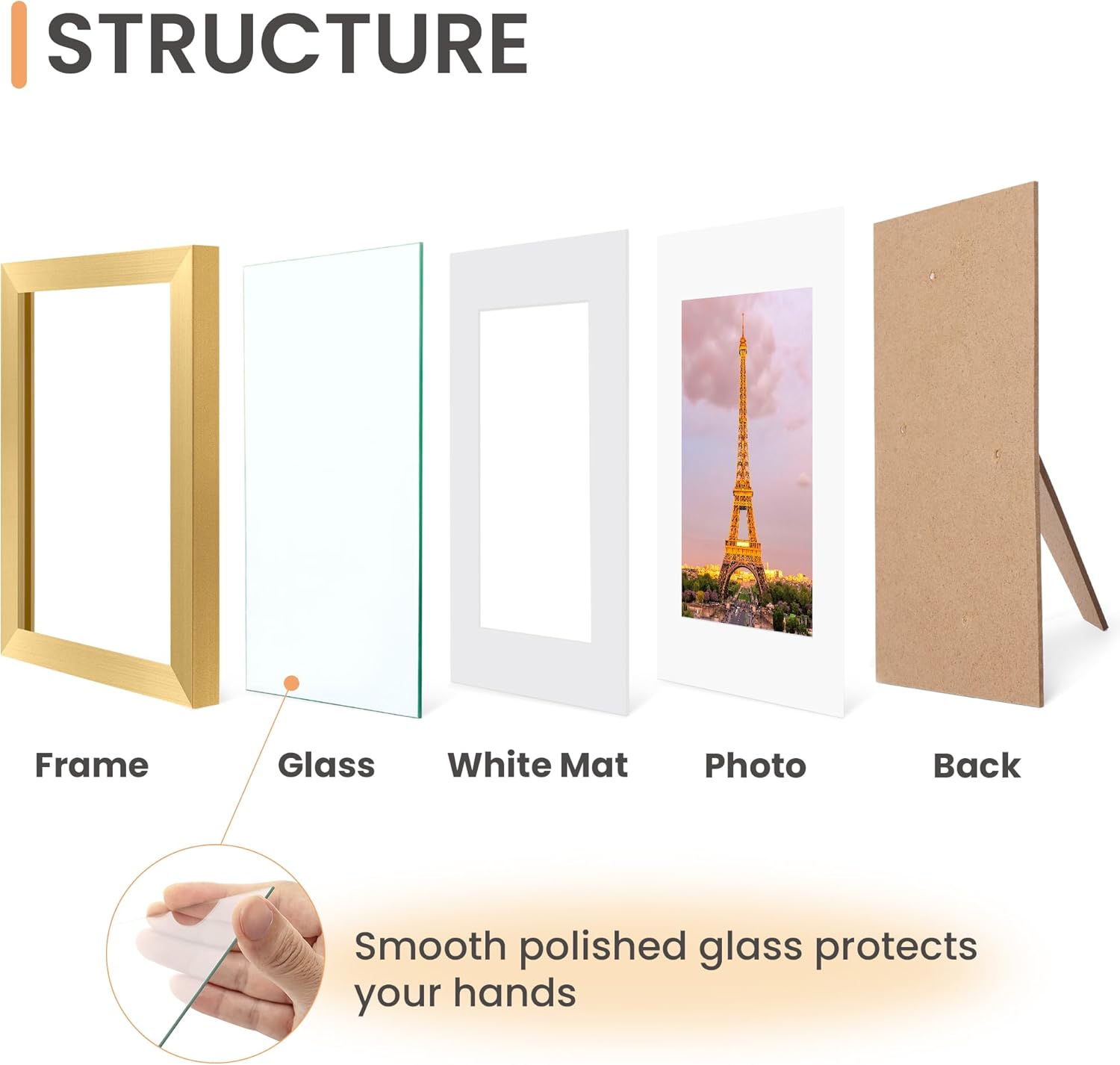 Upsimples B08PFHFS42 Picture-Frames - View #3