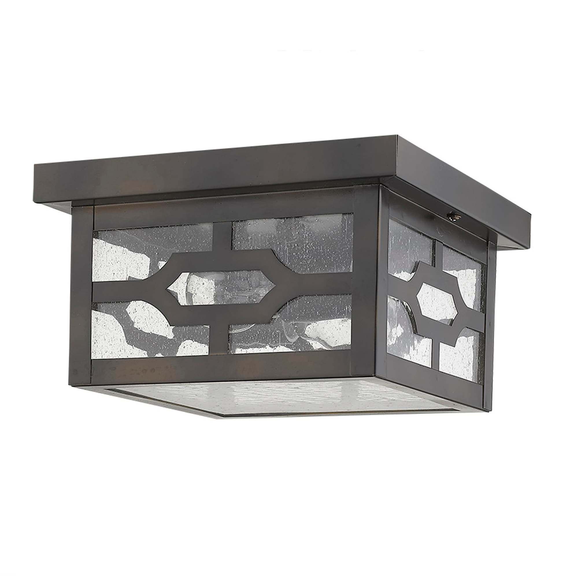 Acclaim Lighting 1765ORB Calvert 1 -Light 9-in Oil-rubbed Bronze Flush Mount Light