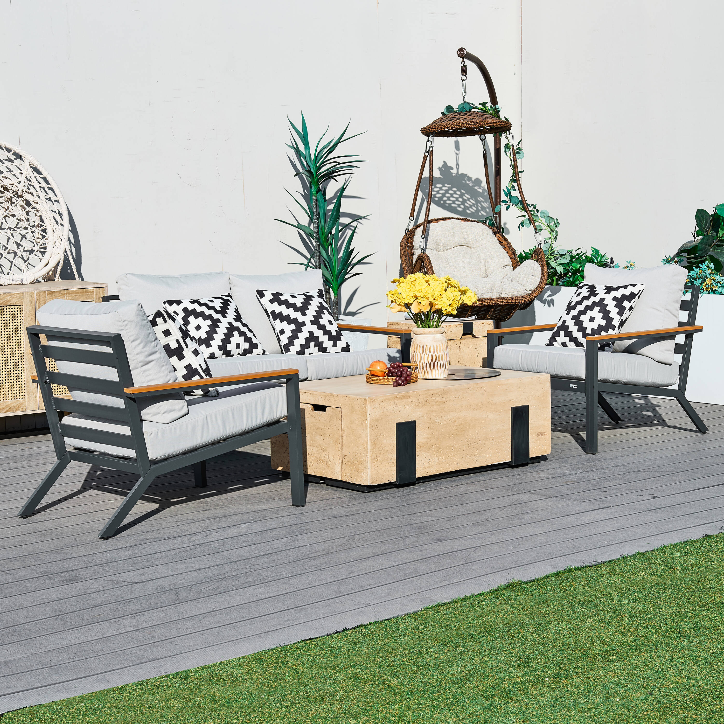 Direct Wicker DWS-2481LS2SC&2355B Patio-Conversation-Sets - View #4