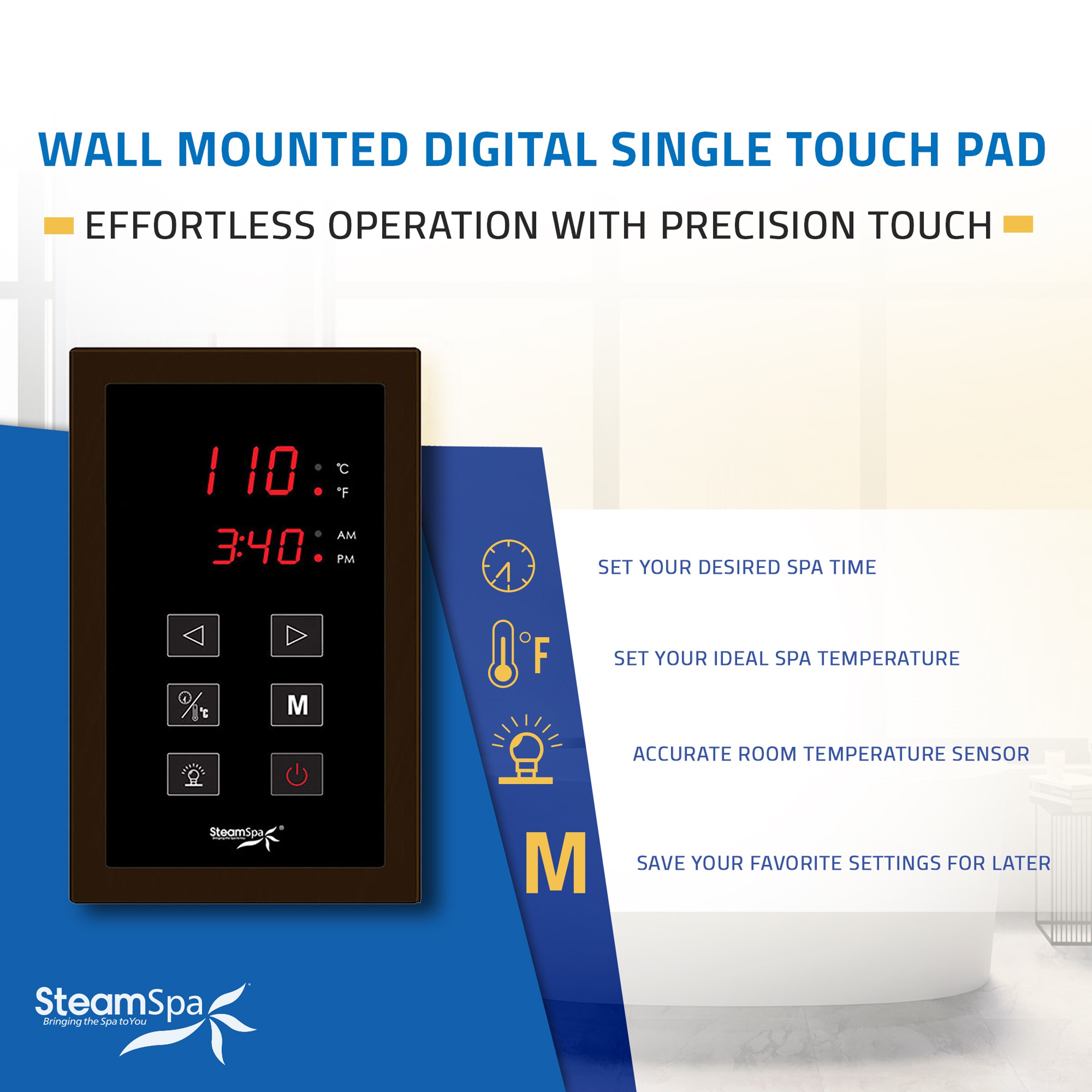 SteamSpa OATS450OB-A Steam-Showers - View #9