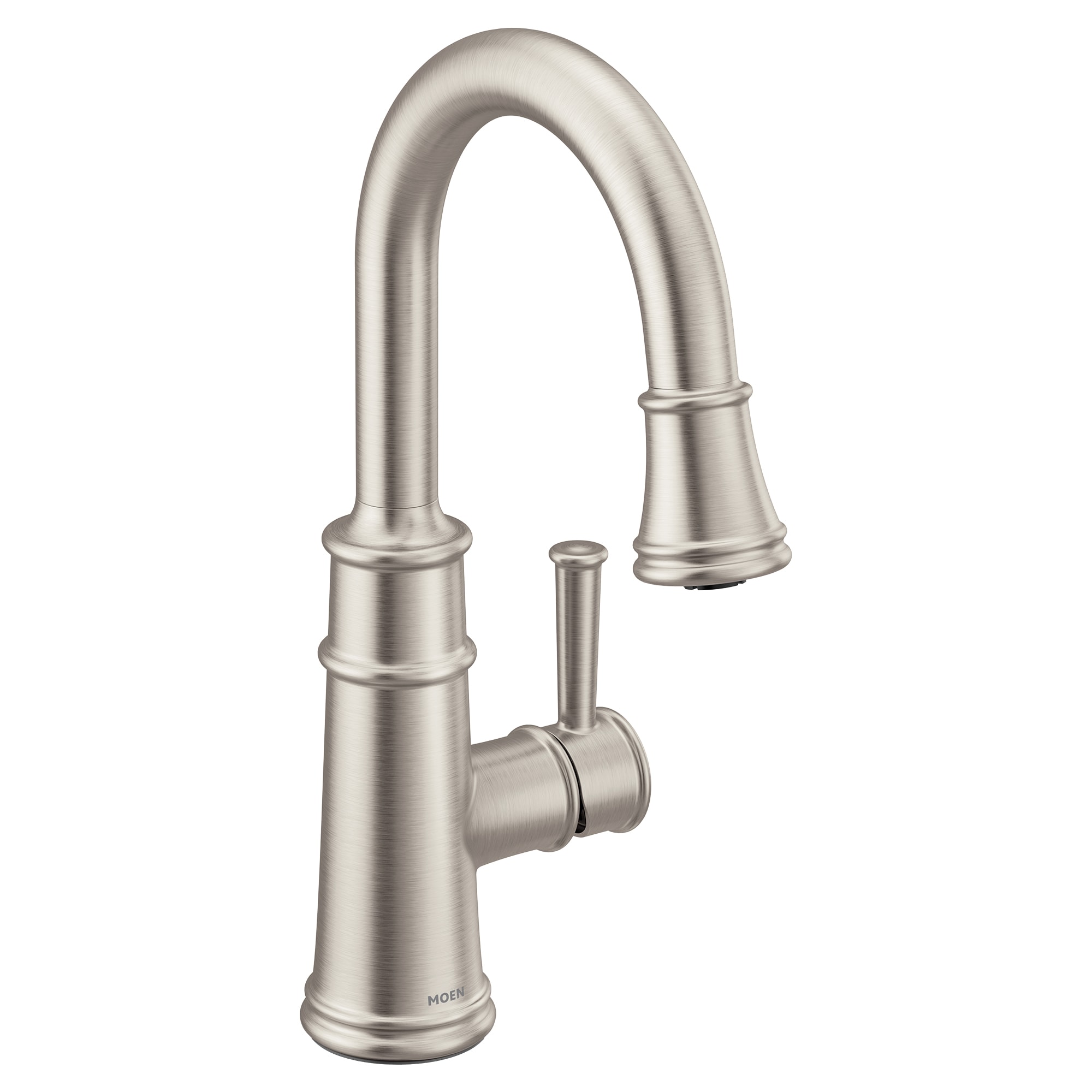 Moen Belfield Spot Resist Stainless Single Handle Bar and Prep Kitchen ...