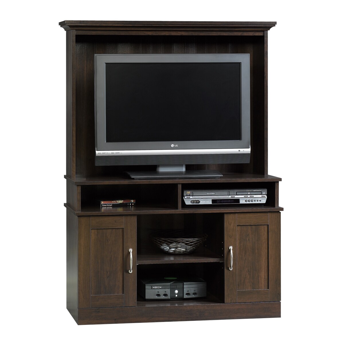 Sauder 403933 Transitional Cinnamon Cherry Pedestal (Accommodates 32-in to 40-in)