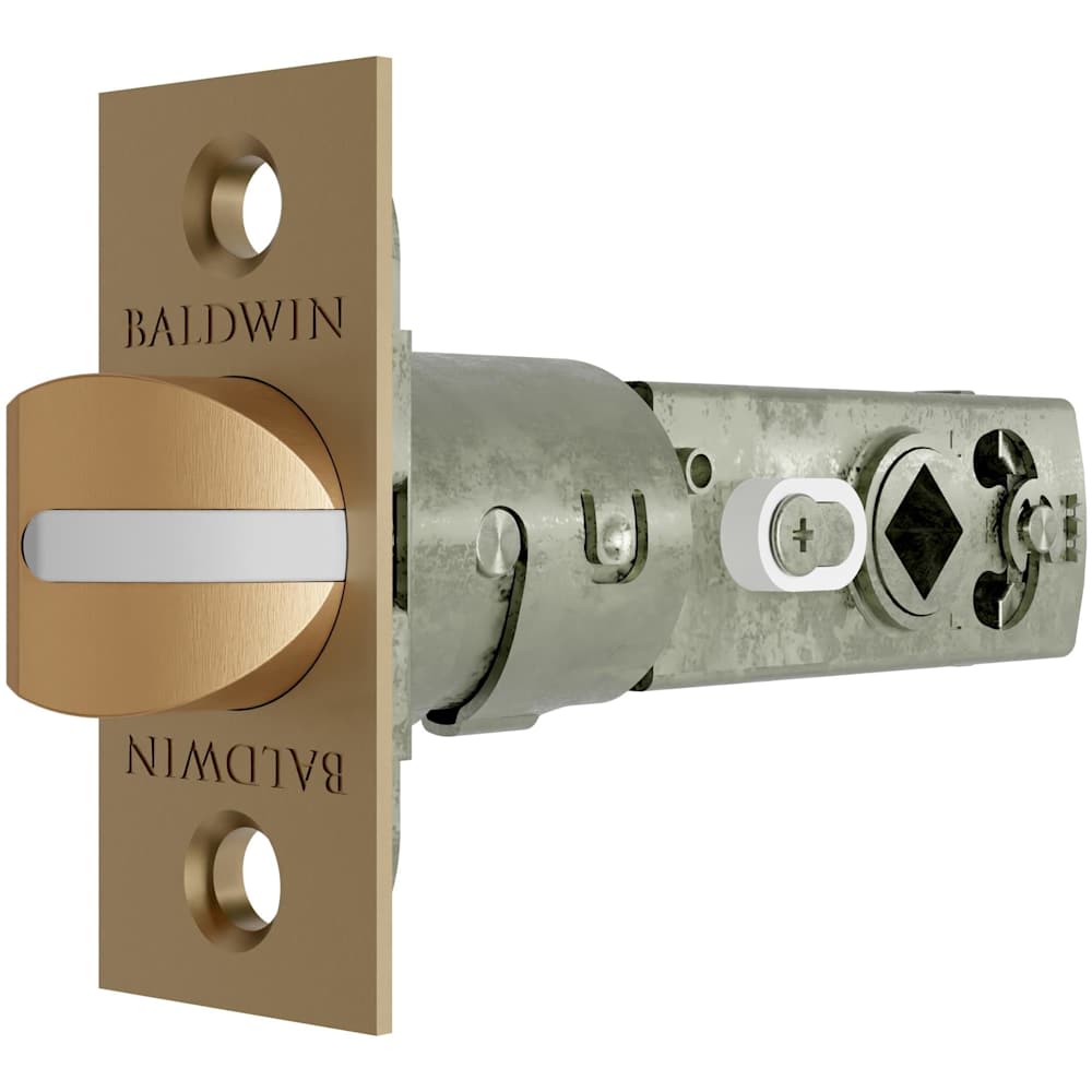Baldwin 5540.P Adjustable Estate Privacy Latch with Knob and Lever Strength #5540033P