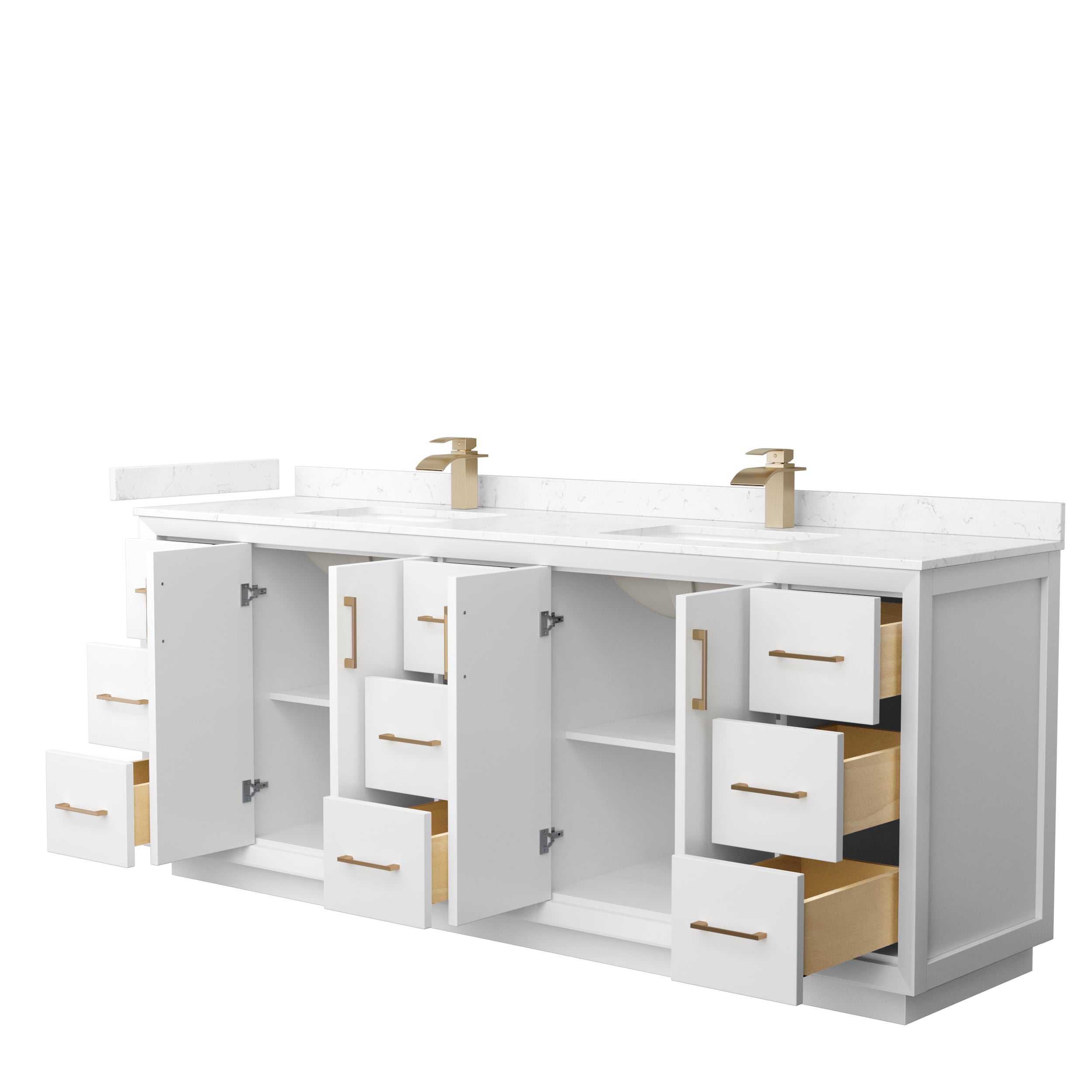 Wyndham Collection WCF414184DWZC2UNSMXX Bath-Vanity-Combo - View #2