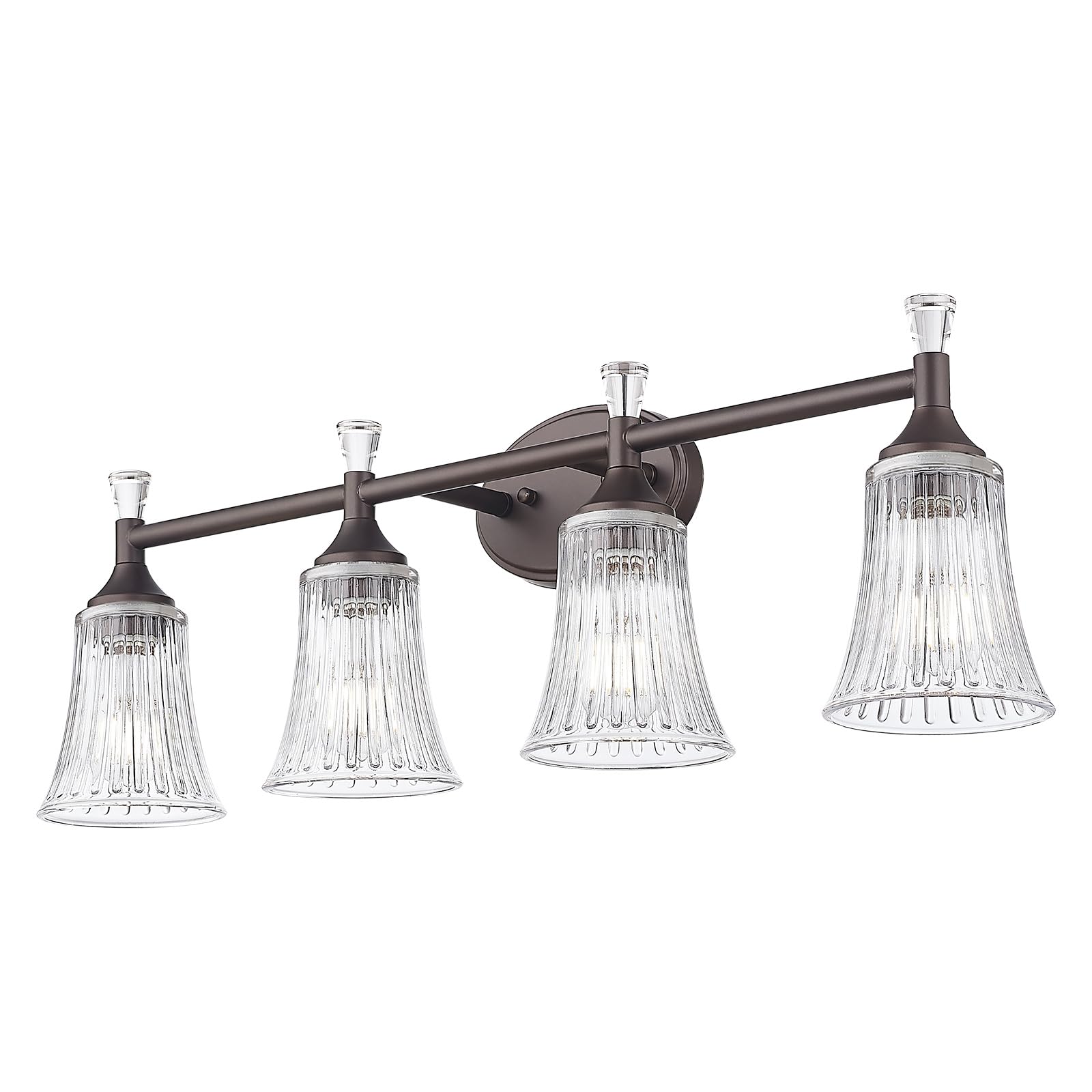 LTMATE LSZSL87B-4W ORB JAZAVA 30.4-in 4 -Light Oil-rubbed Bronze Modern/contemporary Vanity light