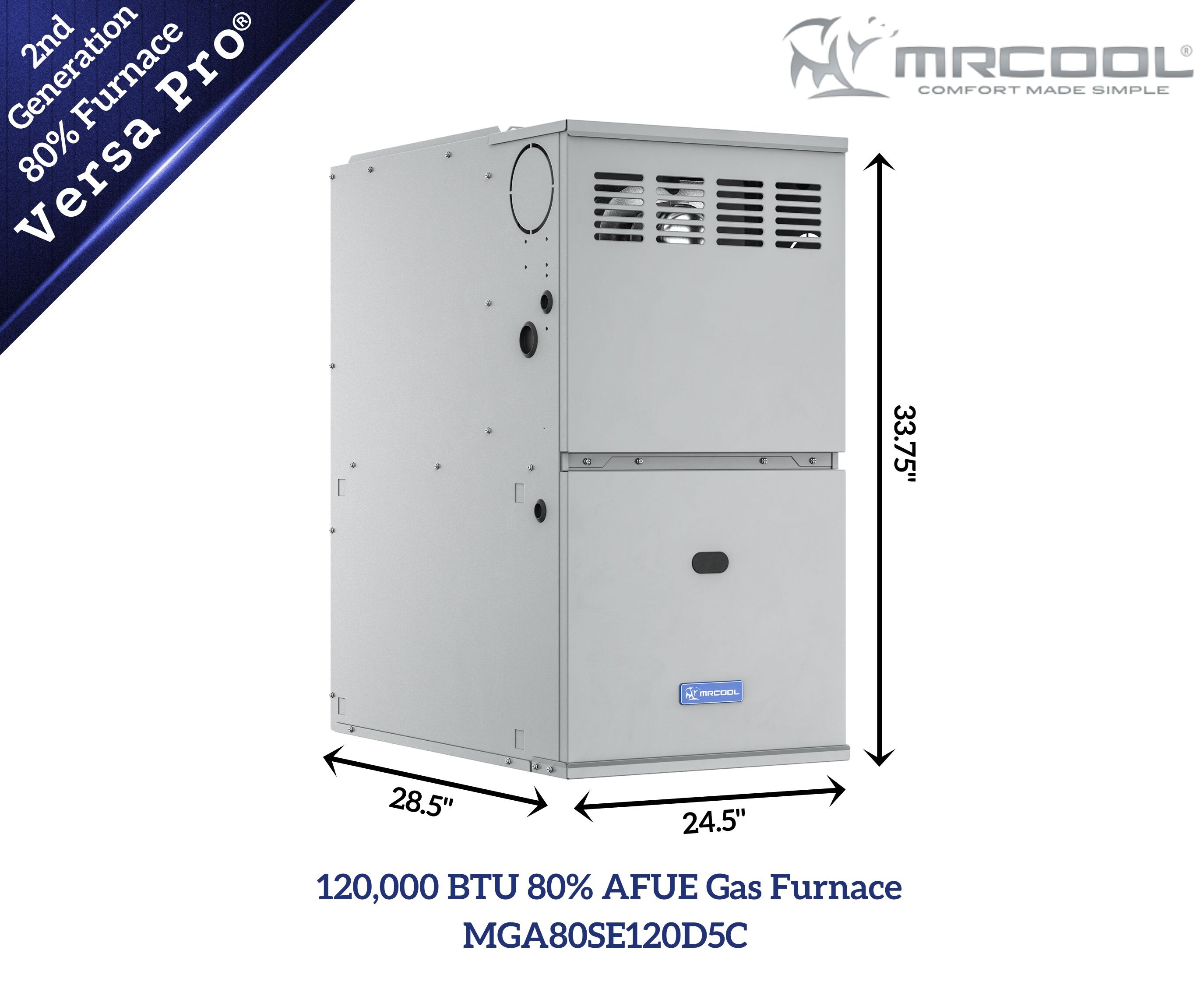 MRCOOL MGA80SE120D5C Air-Furnace - View #6