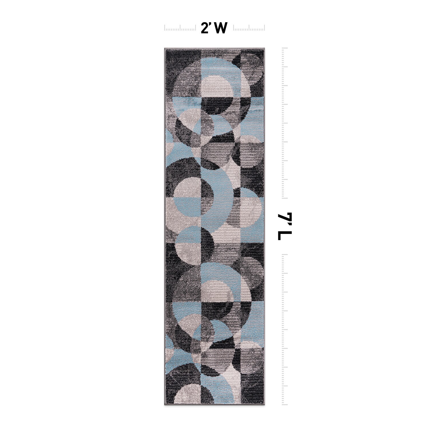 World Rug Gallery 397BLUE2X7 rugs - View #3