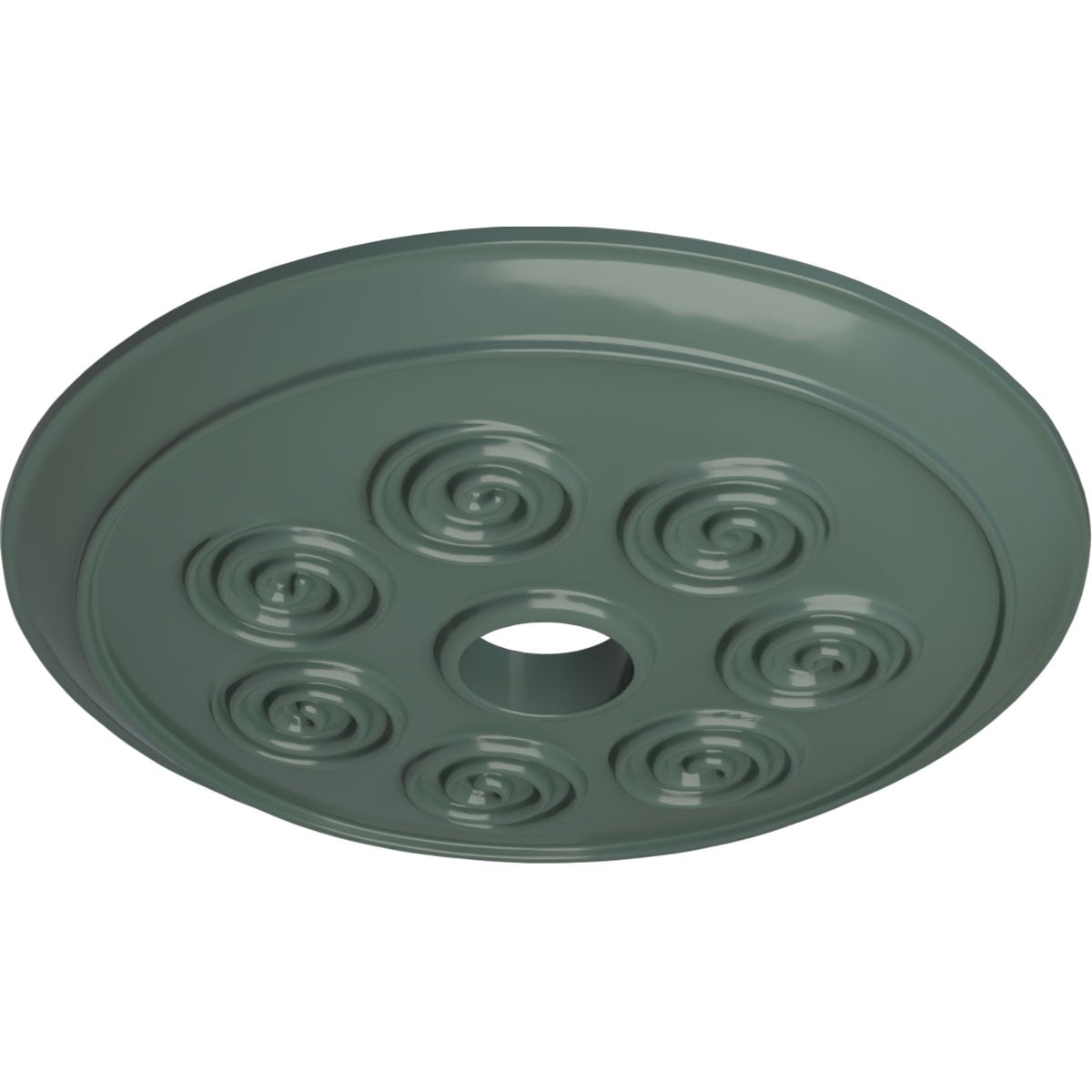 Ekena Millwork CM25SPCBF Ceiling-Medallions - View #2