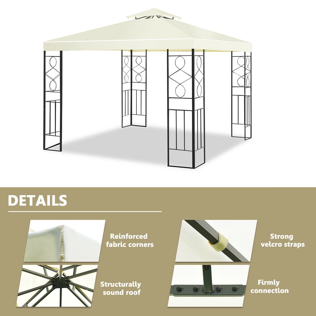 WELLFOR DOJ70663 Canopy-Storage - View #7