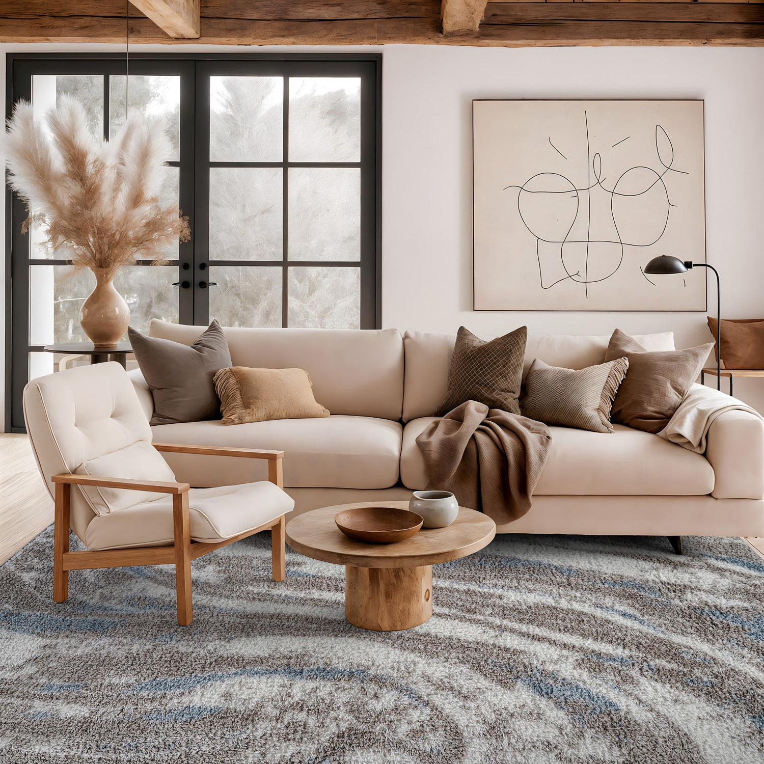 World Rug Gallery WR131BLUE8X10 rugs - View #2