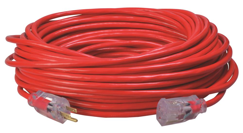 Southwire 100-ft 14/3-Prong Outdoor Sjtw Medium Duty Lighted Extension Cord