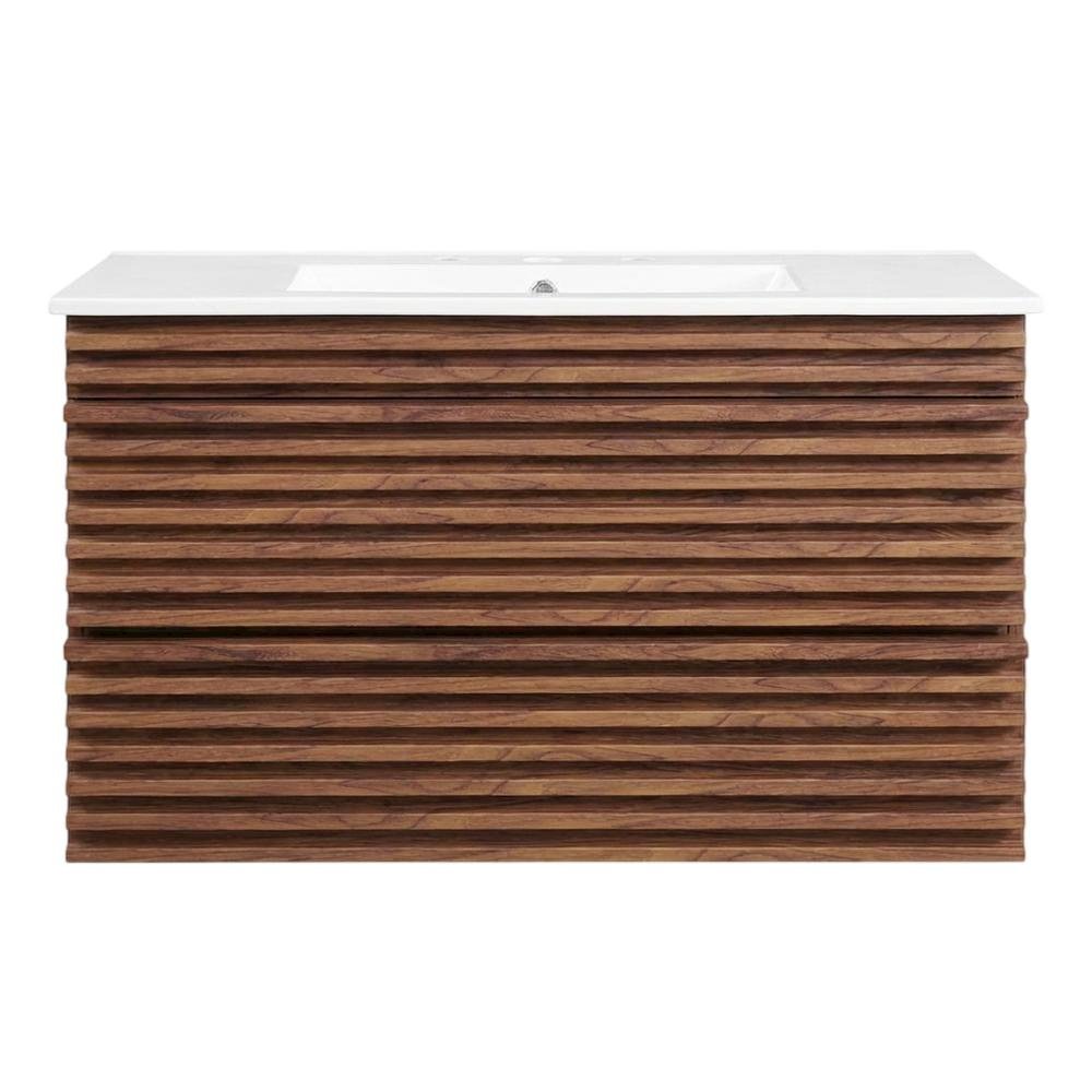 FurniFact BO3136298WHT Bath-Vanity-Combo - View #2