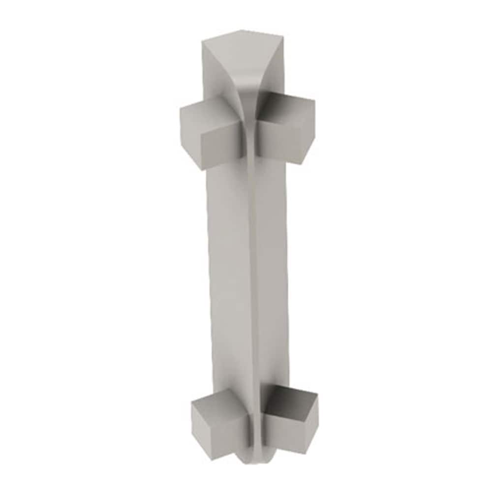 Schluter Systems I135RC125AT39 Rondec-CT 0.5-in W x 2.075-in L Satin nickel anodized aluminum Aluminum Inside corner Tile Edge Trim