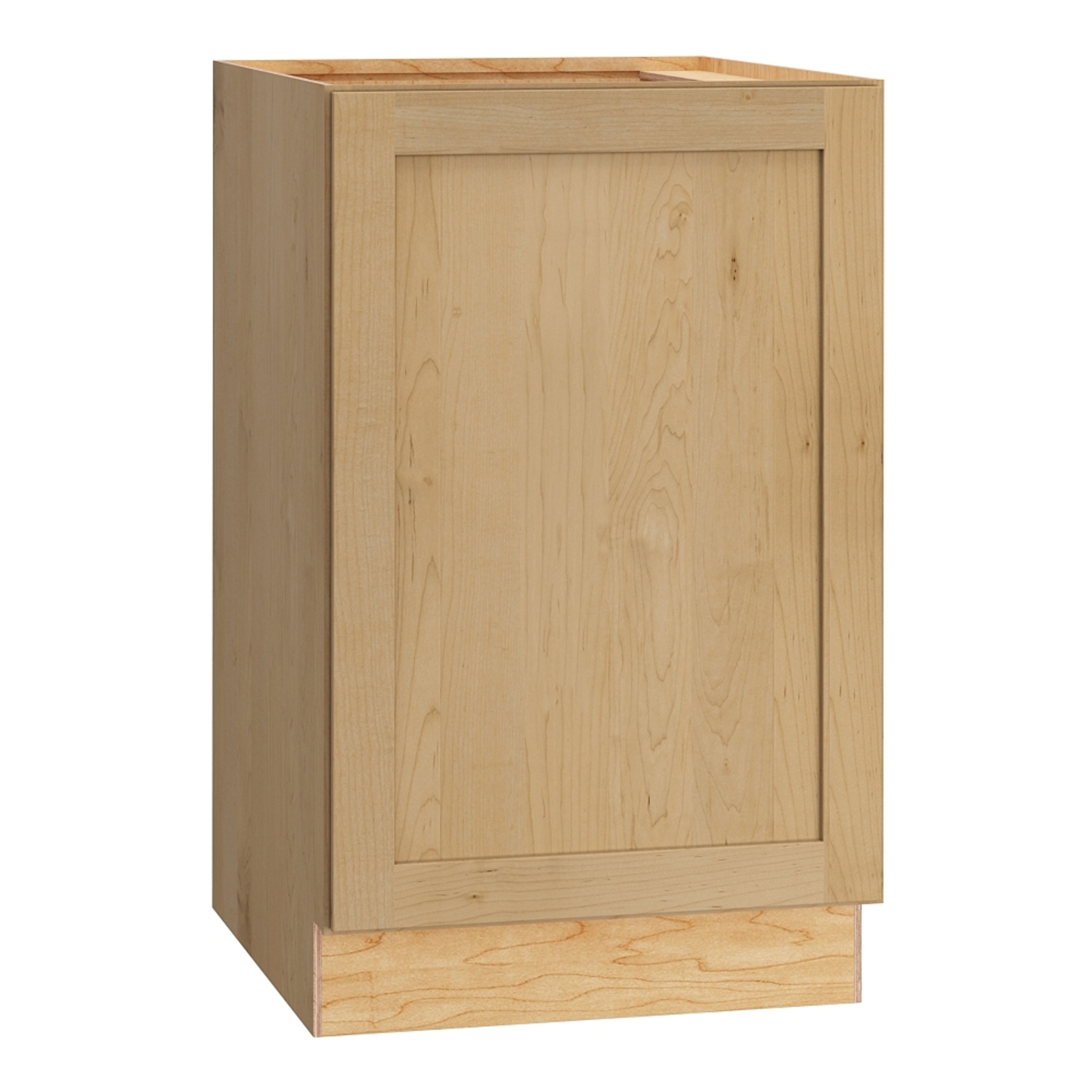 Diamond Express Jamestown 21-in W x 34.5-in H x 24-in D Coastline Brown Stained Base Fully Assembled Plywood Cabinet Recessed Panel Shaker