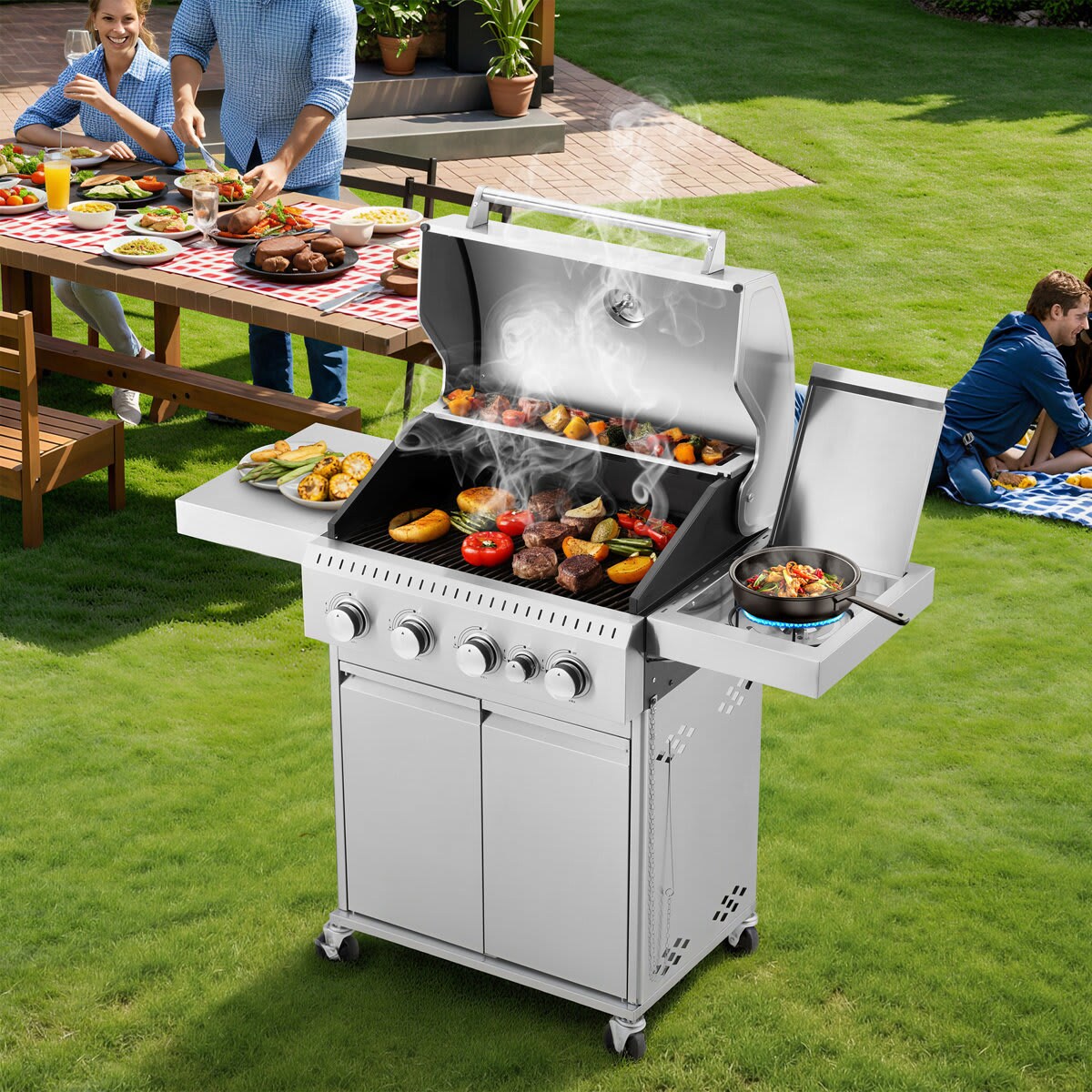 U-HOMY LY-193SR-OT Gas-Grill - View #4