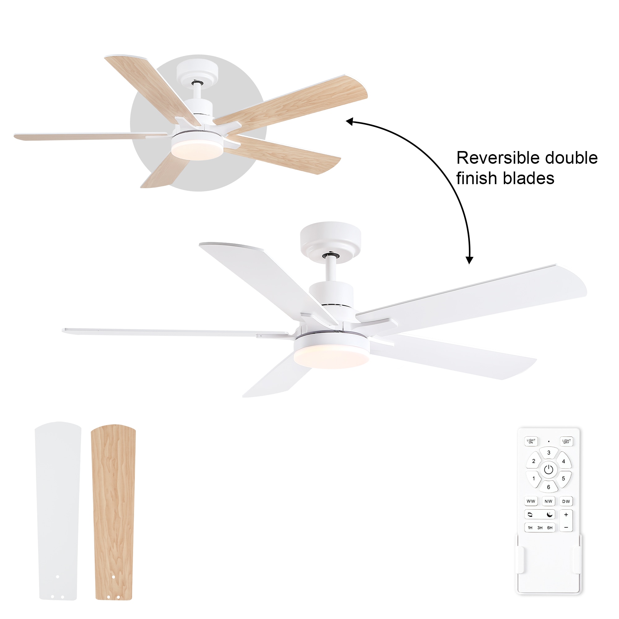 YUHAO LSDY1170AWH52 Ceiling-Fans - View #2